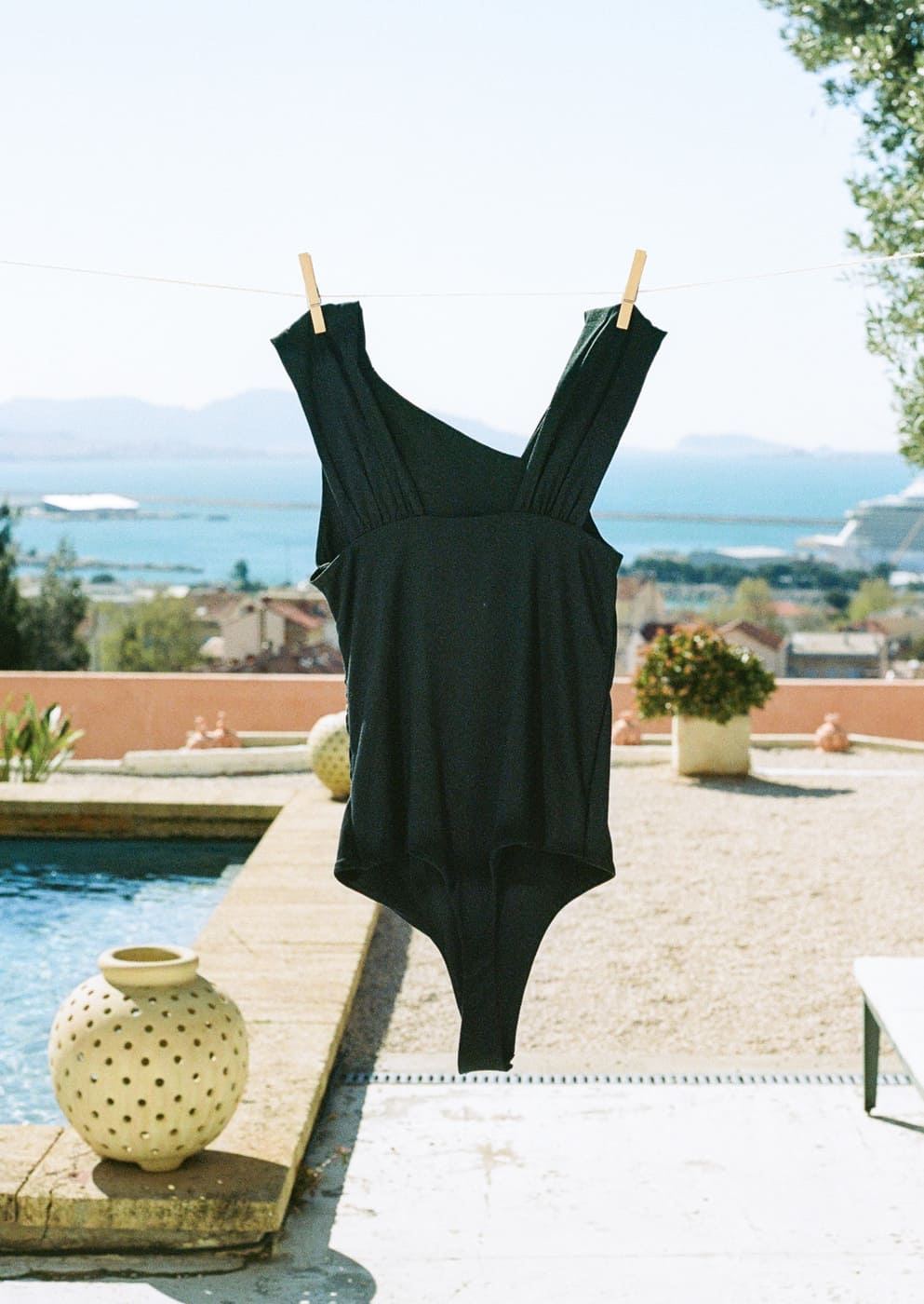 White Tencel Bodysuit Nolana by Avani