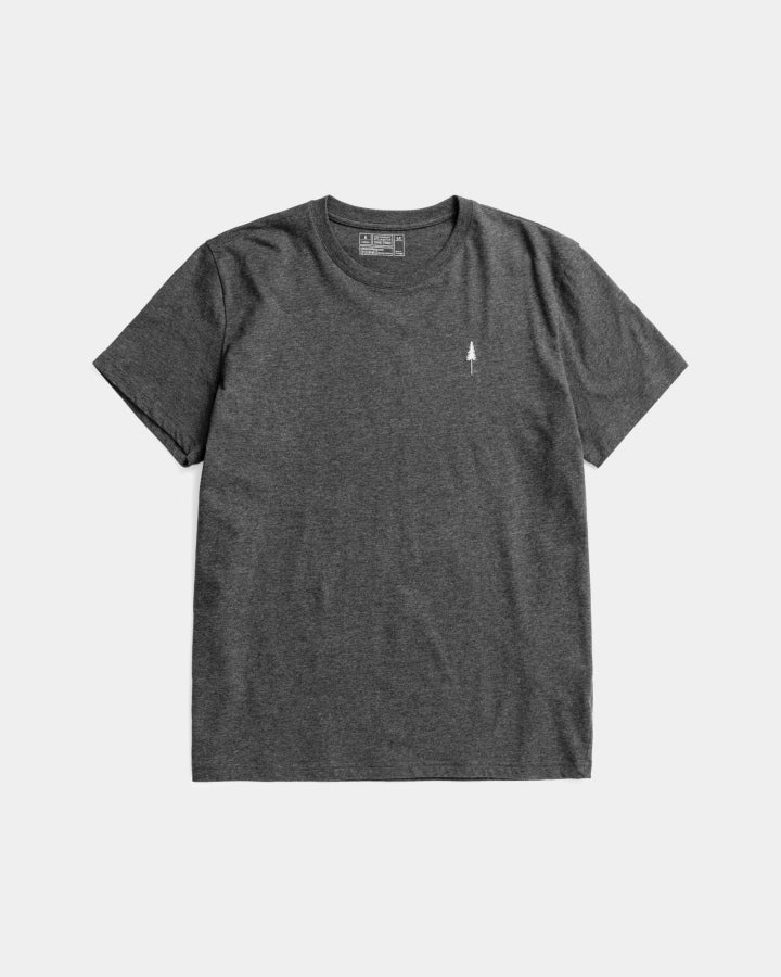 Schwarzes T-Shirt Tree aus Bio-Baumwolle von Nikin