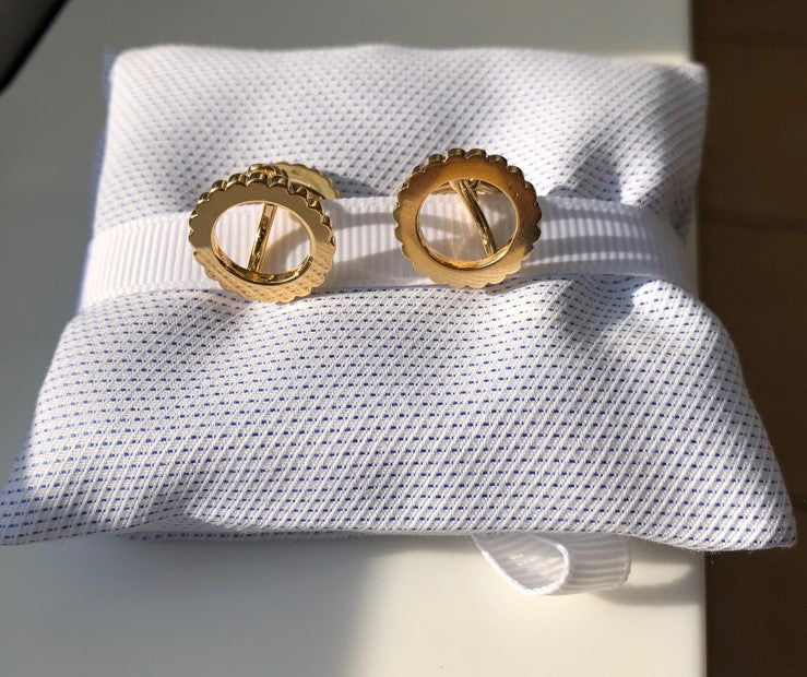 Gemelli INGRANAGGI cufflinks made of silver by V Design Lab