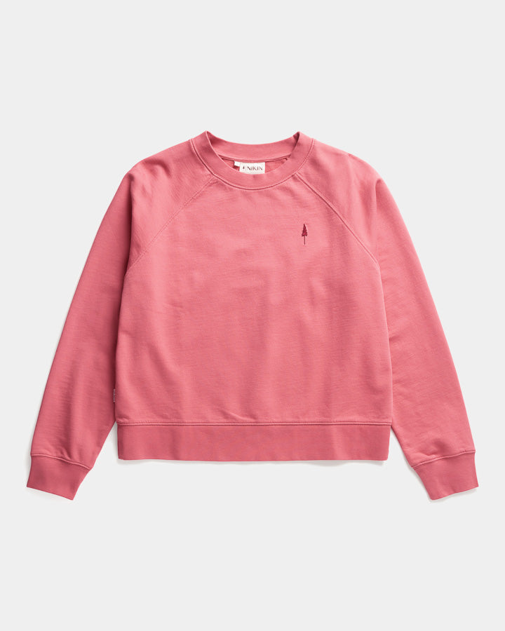 Rosa Sweater Tree Raglan aus 100% Bio-Baumwolle von Nikin