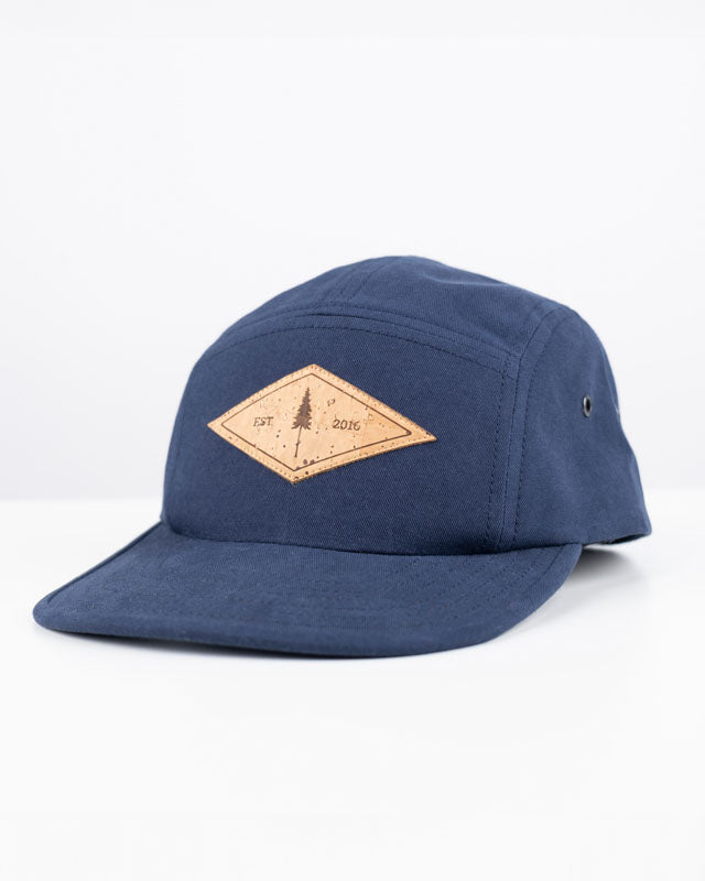 TreeCap 5Panel Cork Navy - CAP - NIKIN