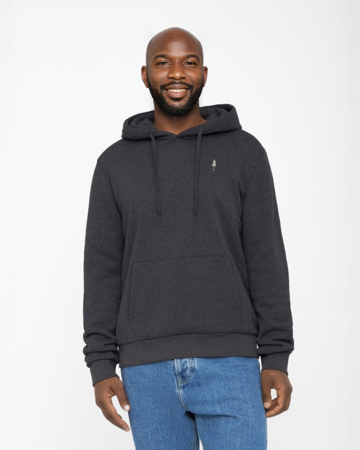 Schwarzer Hoodie Tree aus Bio-Baumwolle von Nikin