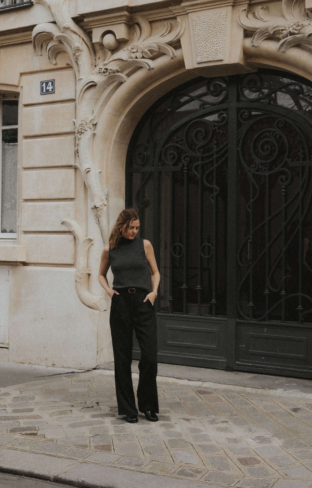 MOCK NECK TANK CASHMERE from Pura Clothing