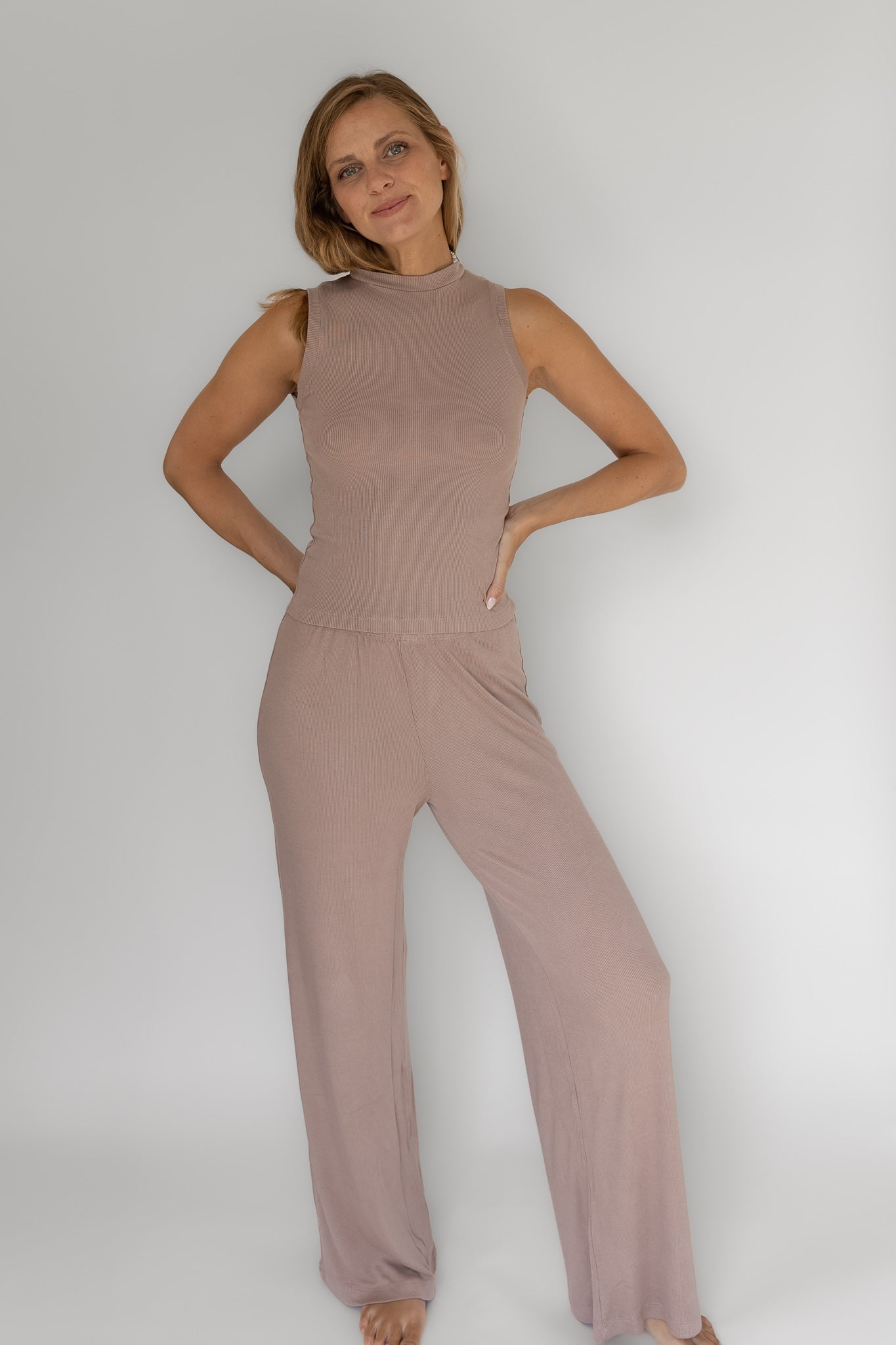Brown modal top from Pura Clothing