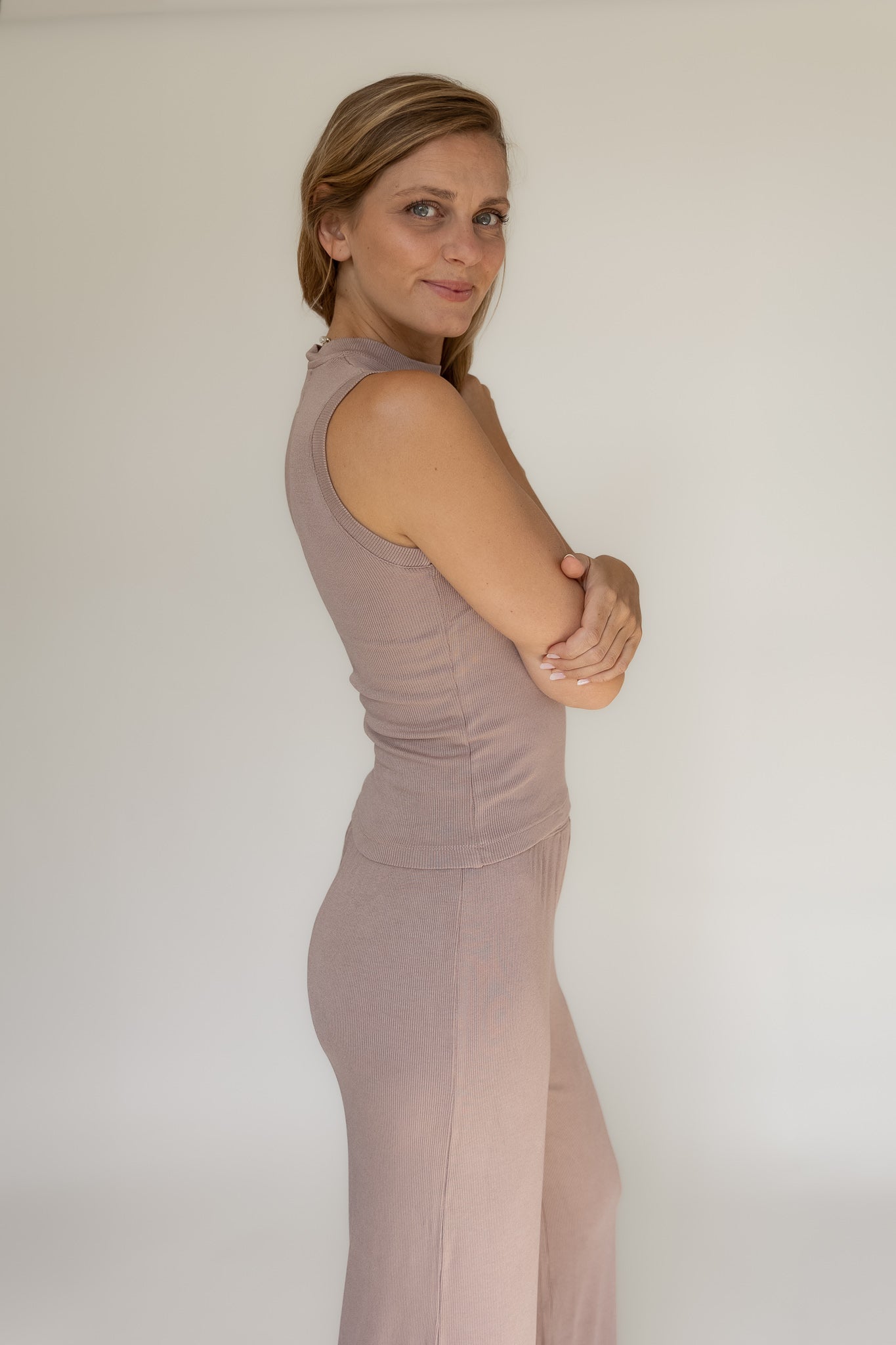 Brown modal top from Pura Clothing