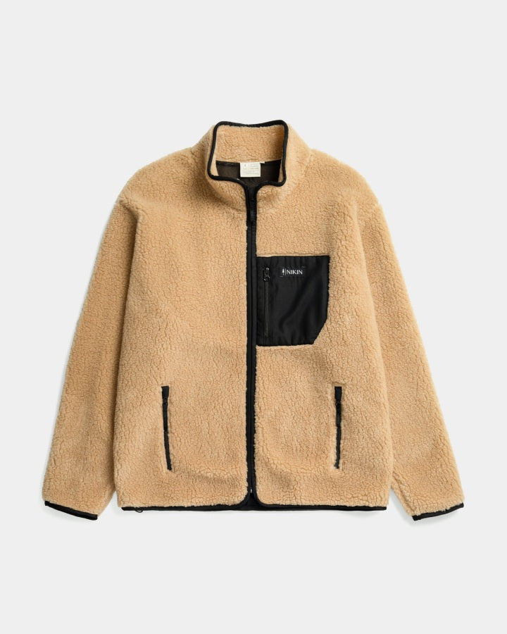 Beige jacket Tree made of recycled polyester by Nikin