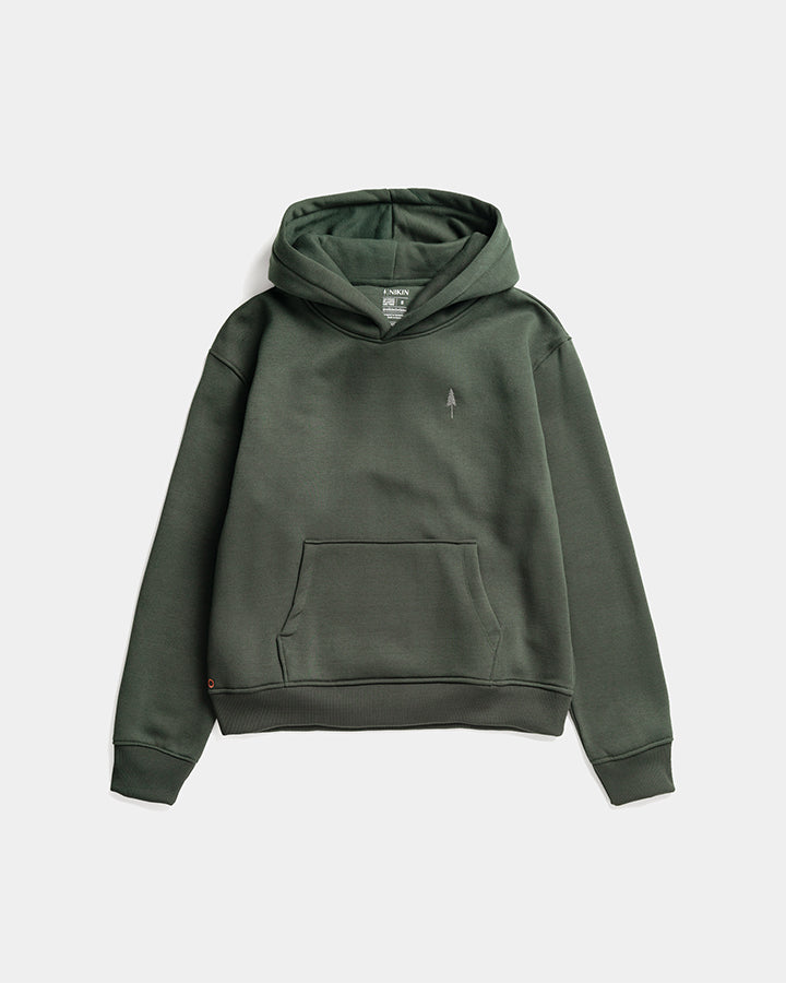 Green hoodie TreeHoodie Circular made from 100% NaNea by Nikin
