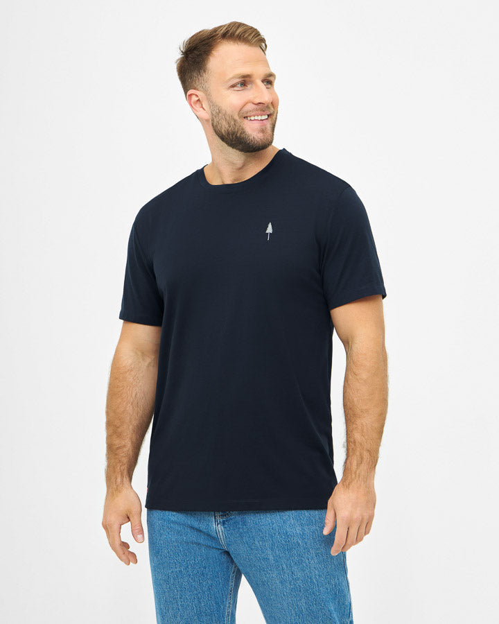 T-shirt bleu foncé TreeShirt Circular en NaNea par Nikin