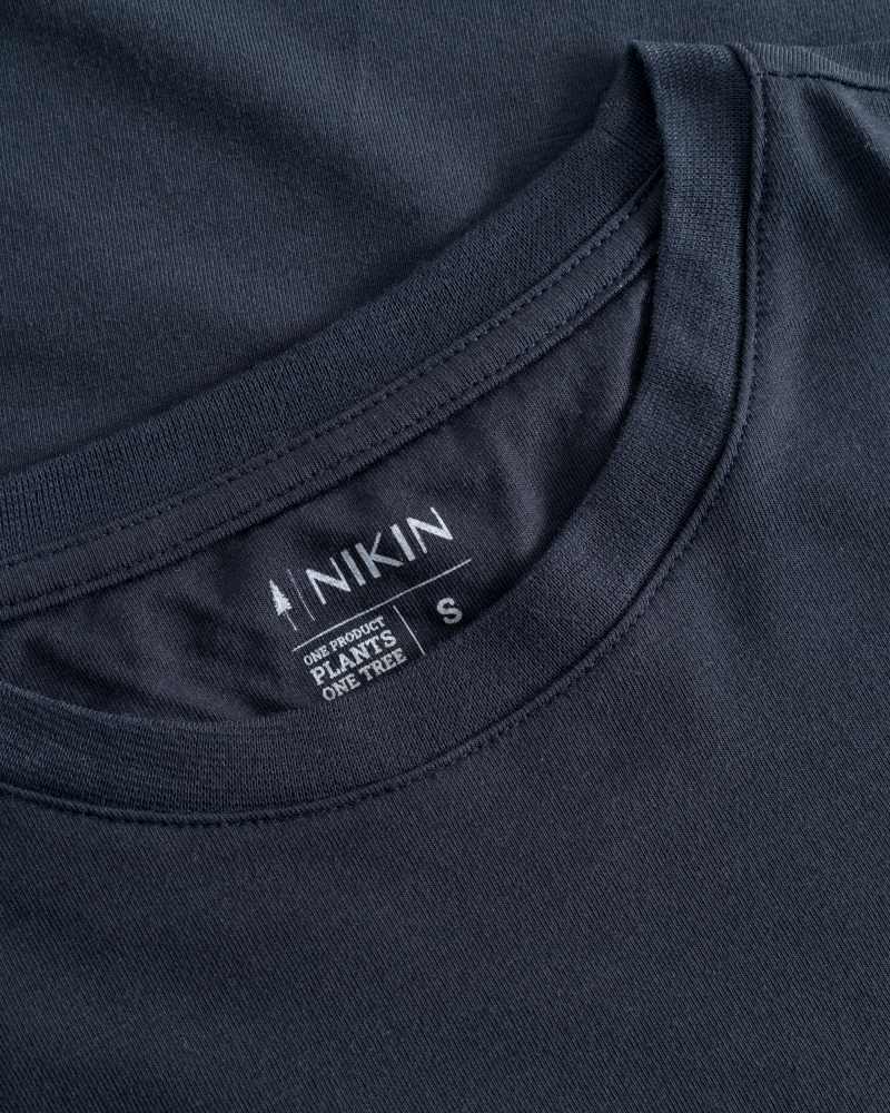 Dark blue T-shirt TreeShirt Circular made of NaNea by Nikin