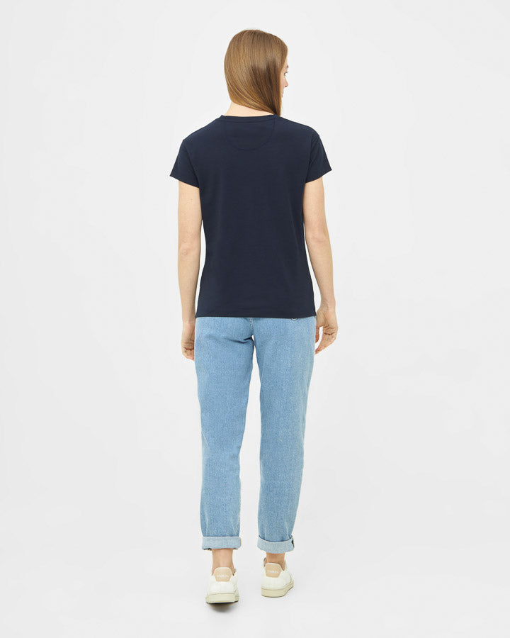 Dark blue T-shirt TreeShirt Circular made of NaNea by Nikin