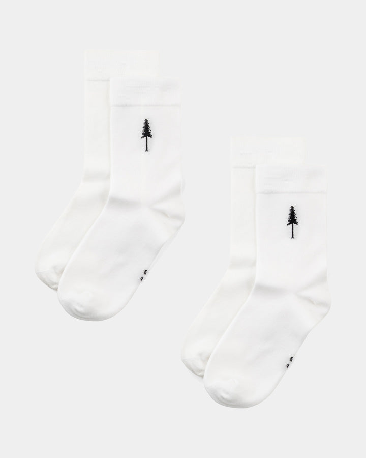 Weisses Socken-Set Tree Standard aus Tencel von Nikin