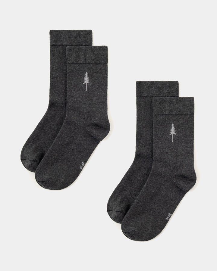 Graues Socken-Set Tree Standard aus Tencel von Nikin