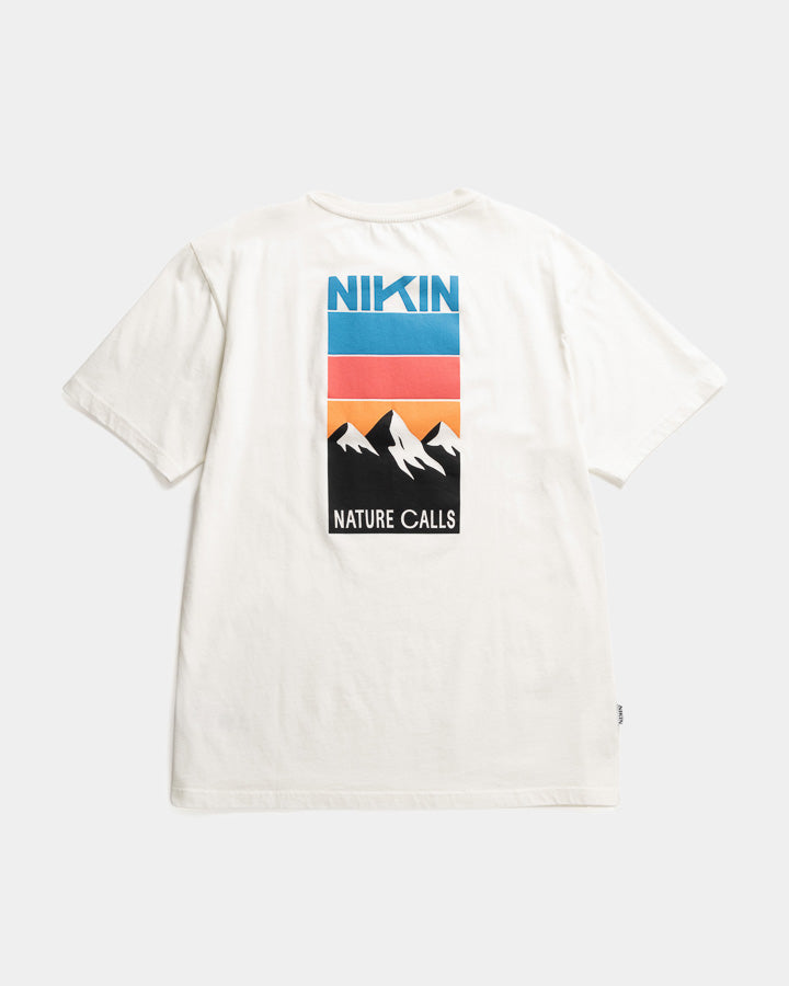White T-Shirt Tree Nature Calls made of organic cotton by Nikin