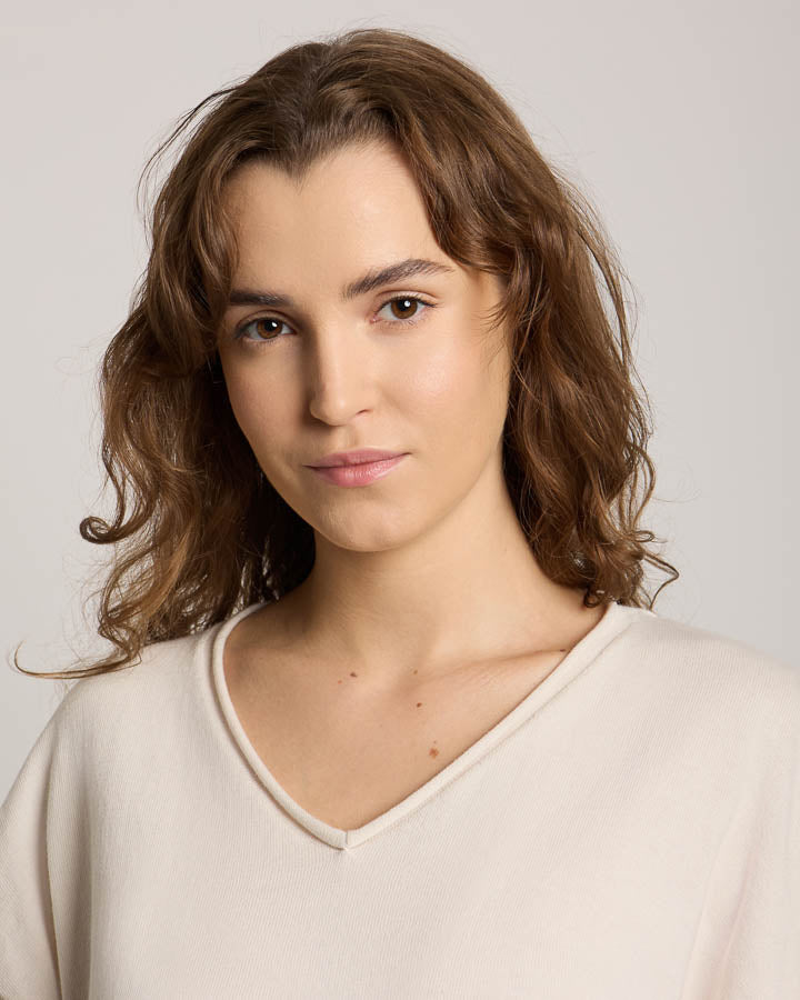 Heller Strickpullover Tree aus 100% Bio-Baumwolle von Nikin