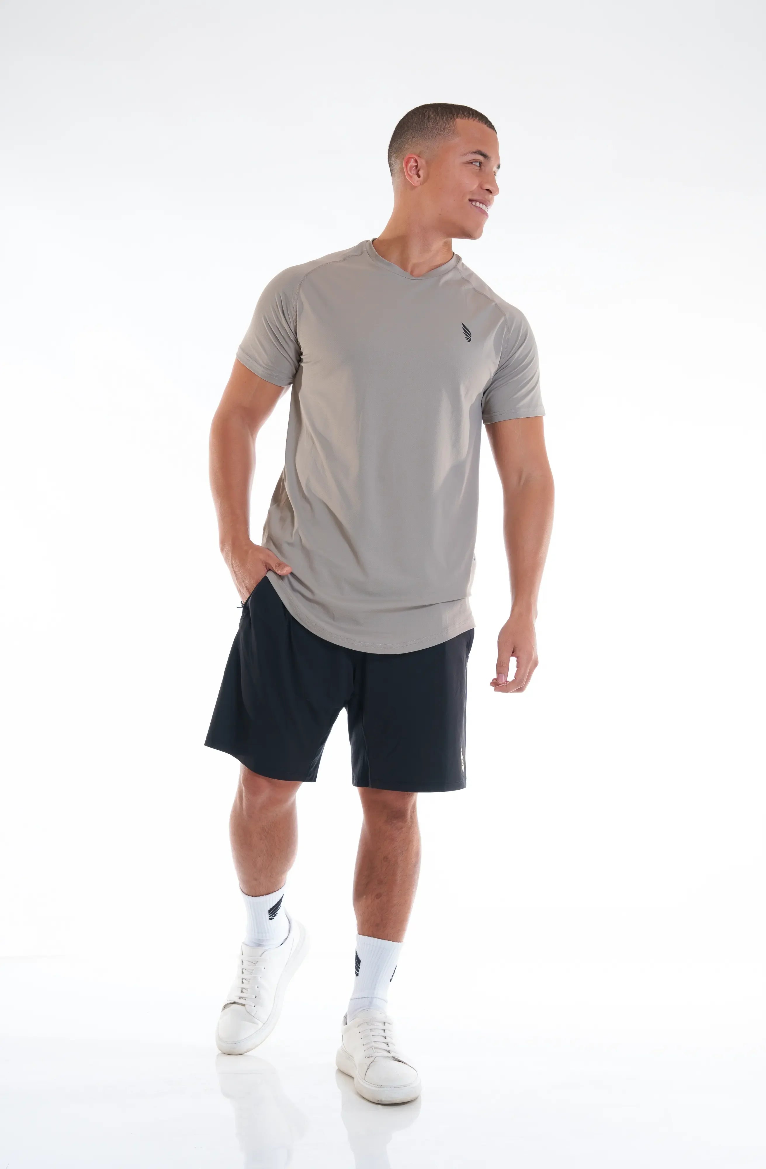 Nivays Zeyla Performance Black Shorts Made from Recycled Polyester
