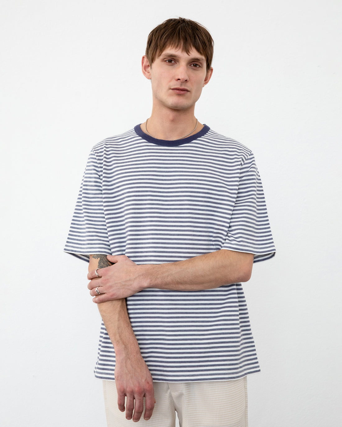 Blaues T-Shirt aus 100% Bio Baumwolle von Rotholz