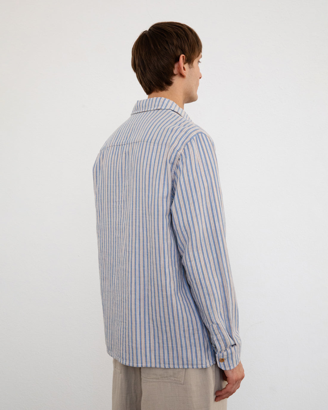 Striped shirt made of 100% organic cotton by Rotholz