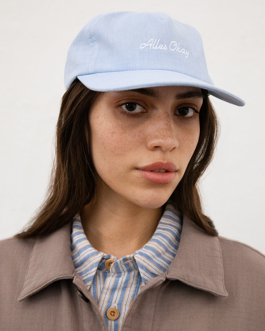 Casquette bleue Alles Okey en 100% coton biologique de Rotholz