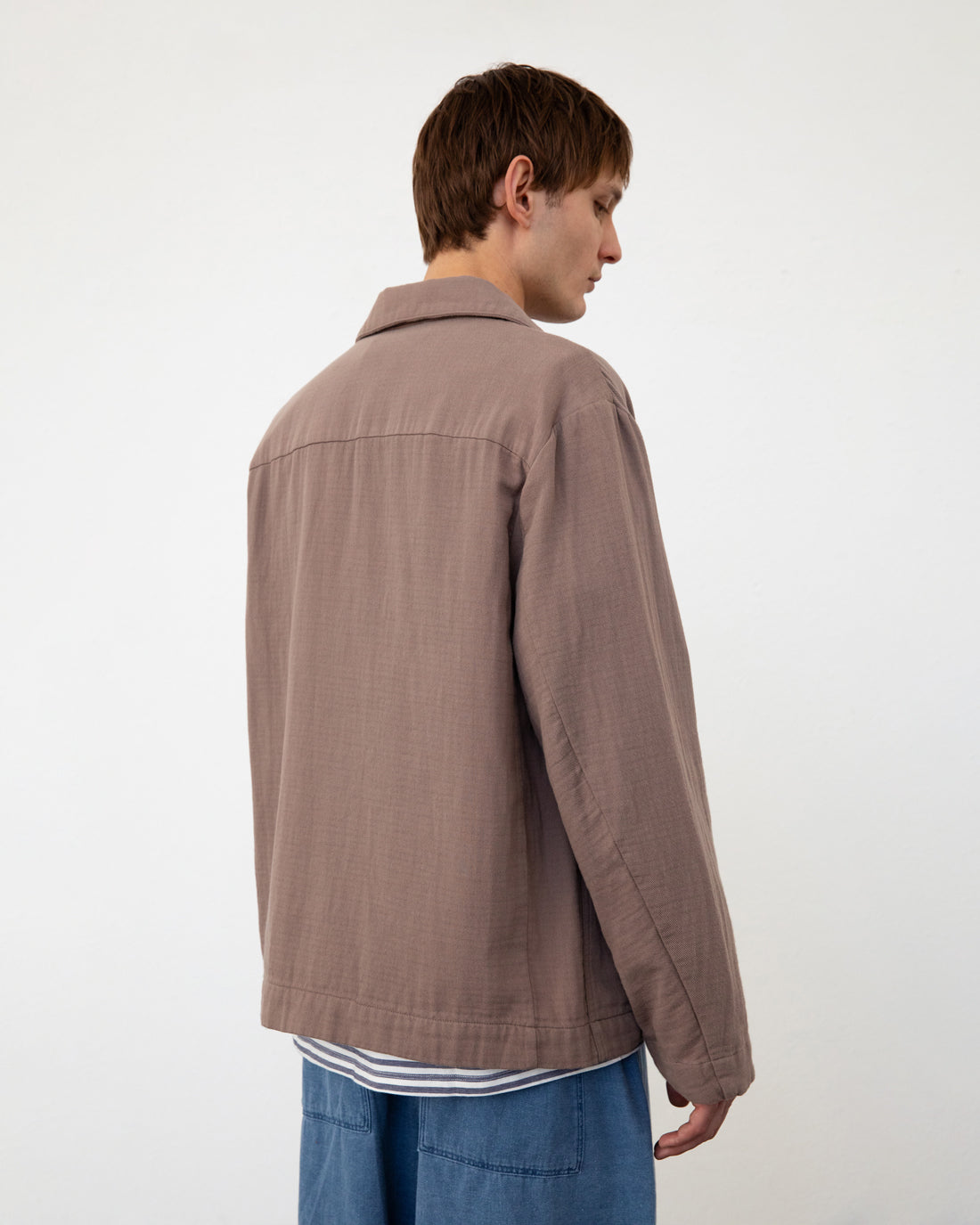 Braune Jacke aus 100% Bio-Baumwolle von Rotholz