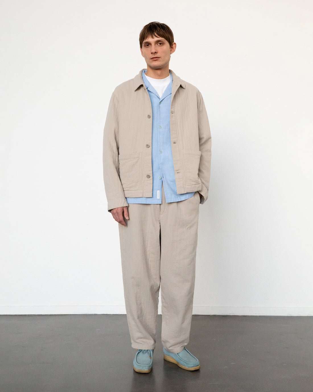 Beige Jacke aus 100% Bio-Baumwolle von Rotholz