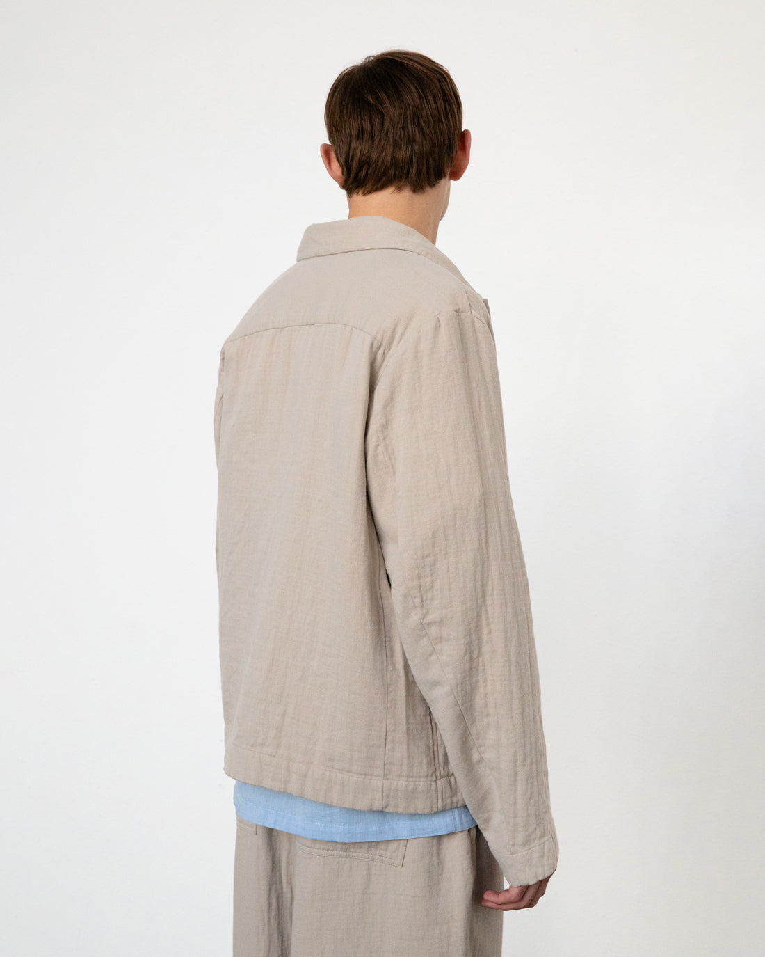 Beige Jacke aus 100% Bio-Baumwolle von Rotholz
