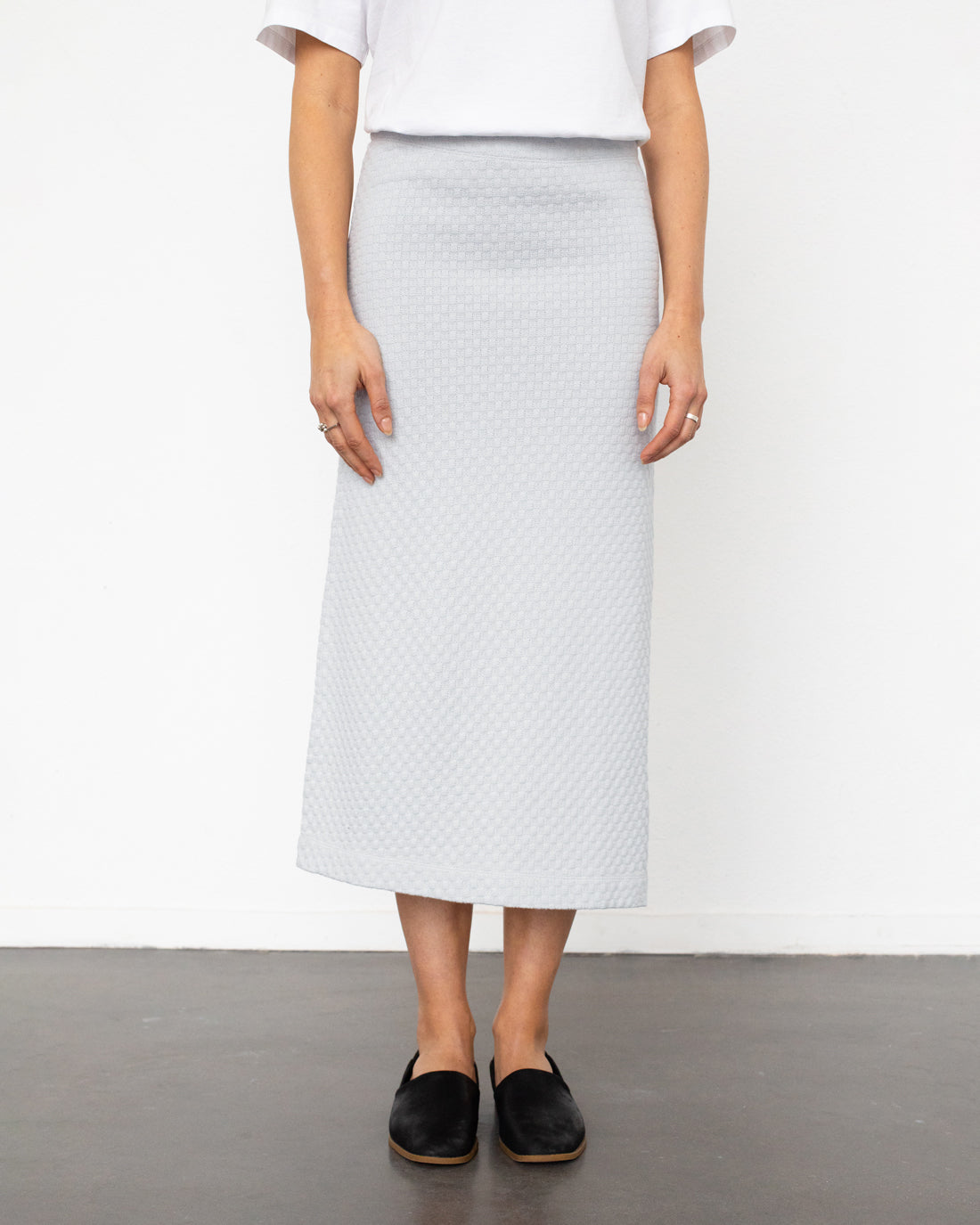 Grey skirt made of 100% organic cotton by Rotholz