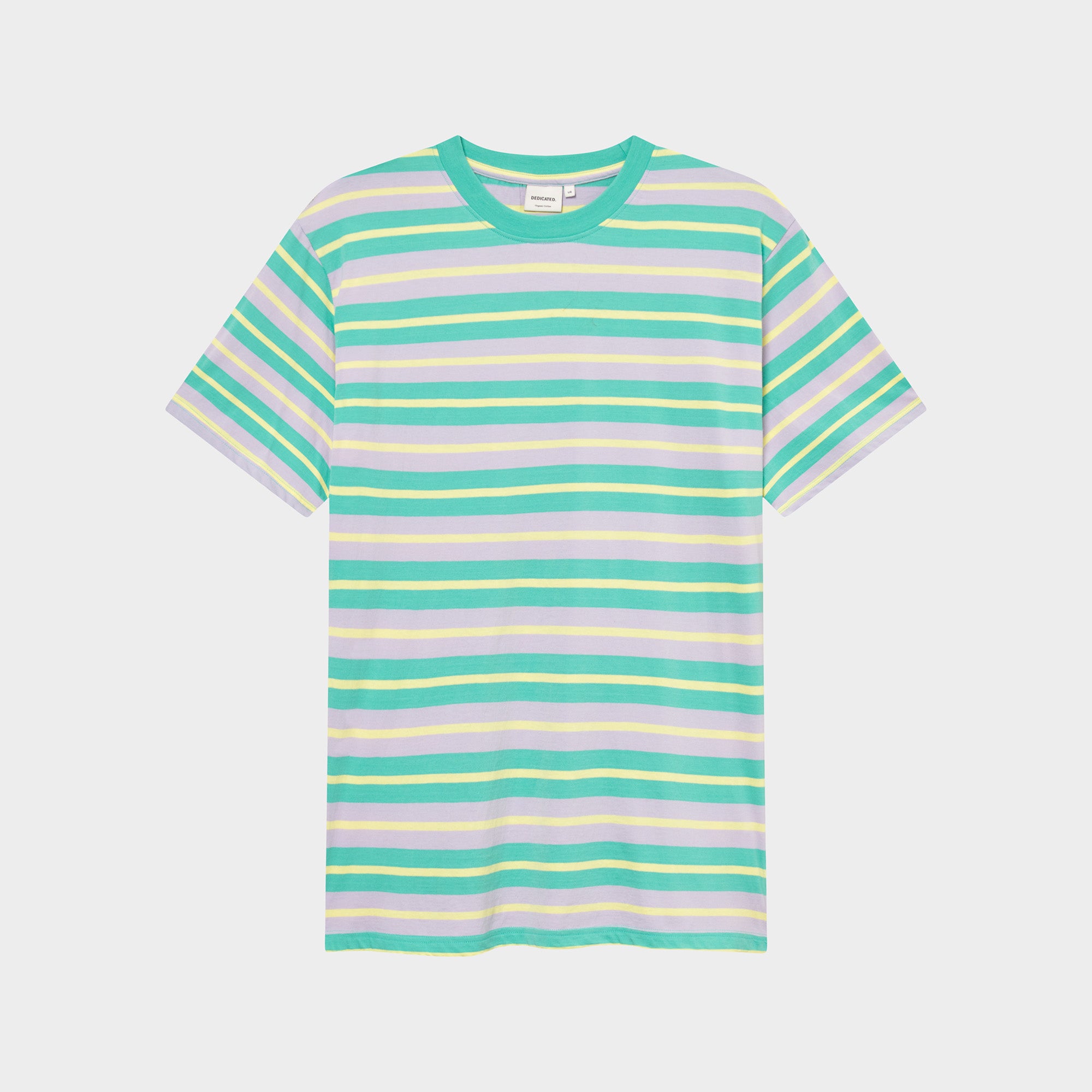 T-shirt homme Gustavsberg 100% coton biologique de Dedicated à rayures rétro