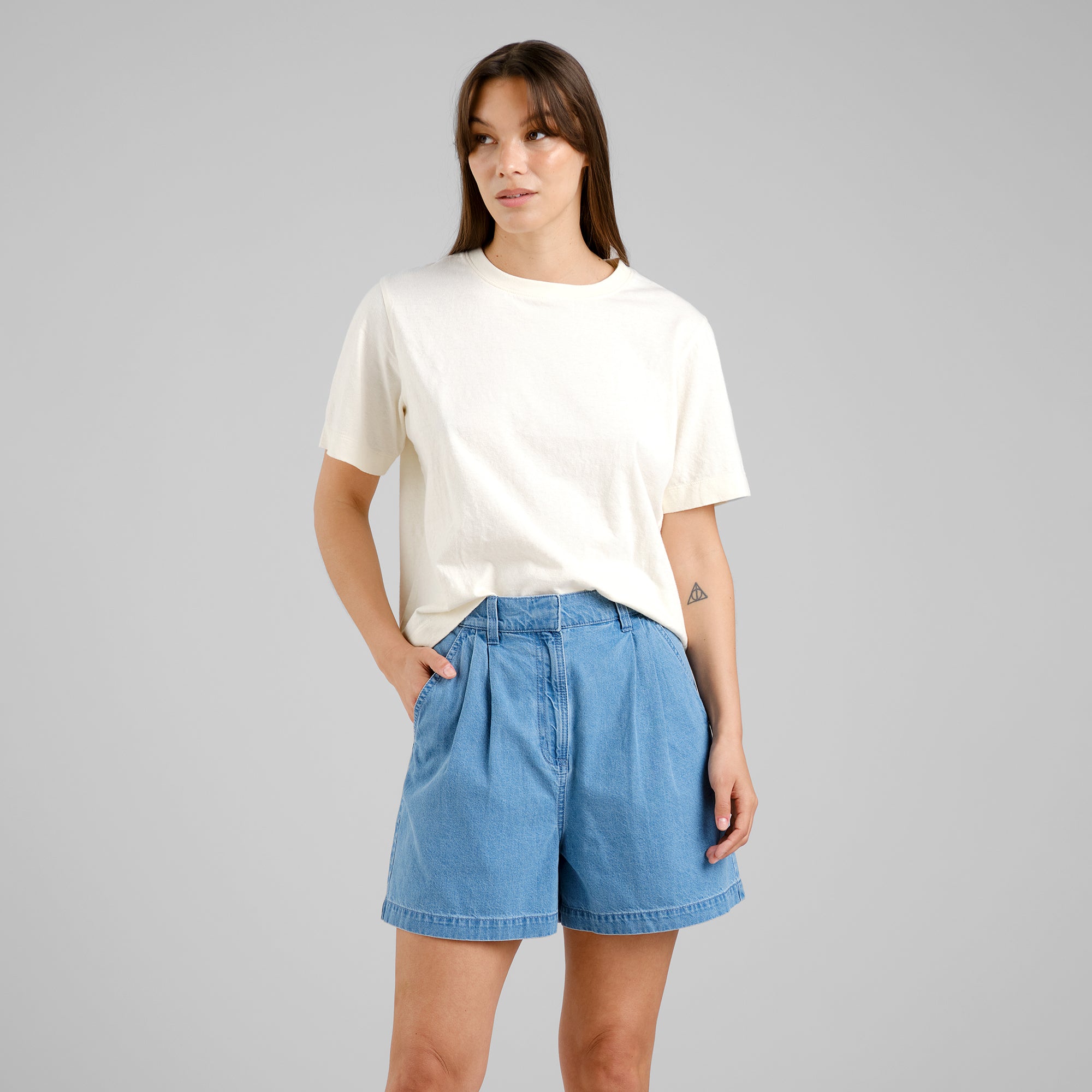 Jeans shorts Djupvik made of organic cotton by Dedicated