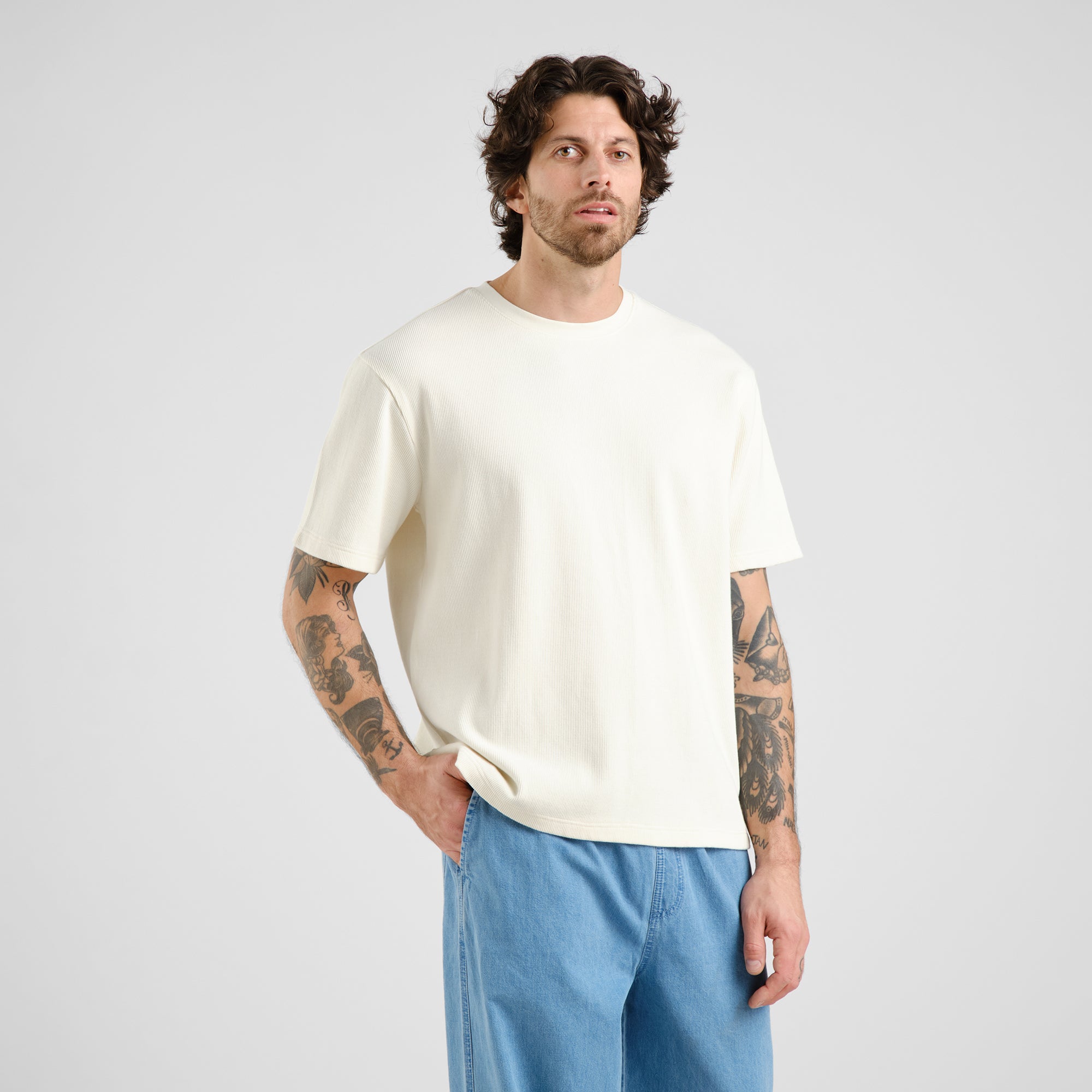 T-Shirt Danviken made of 100% organic cotton in off-white by Dedicated