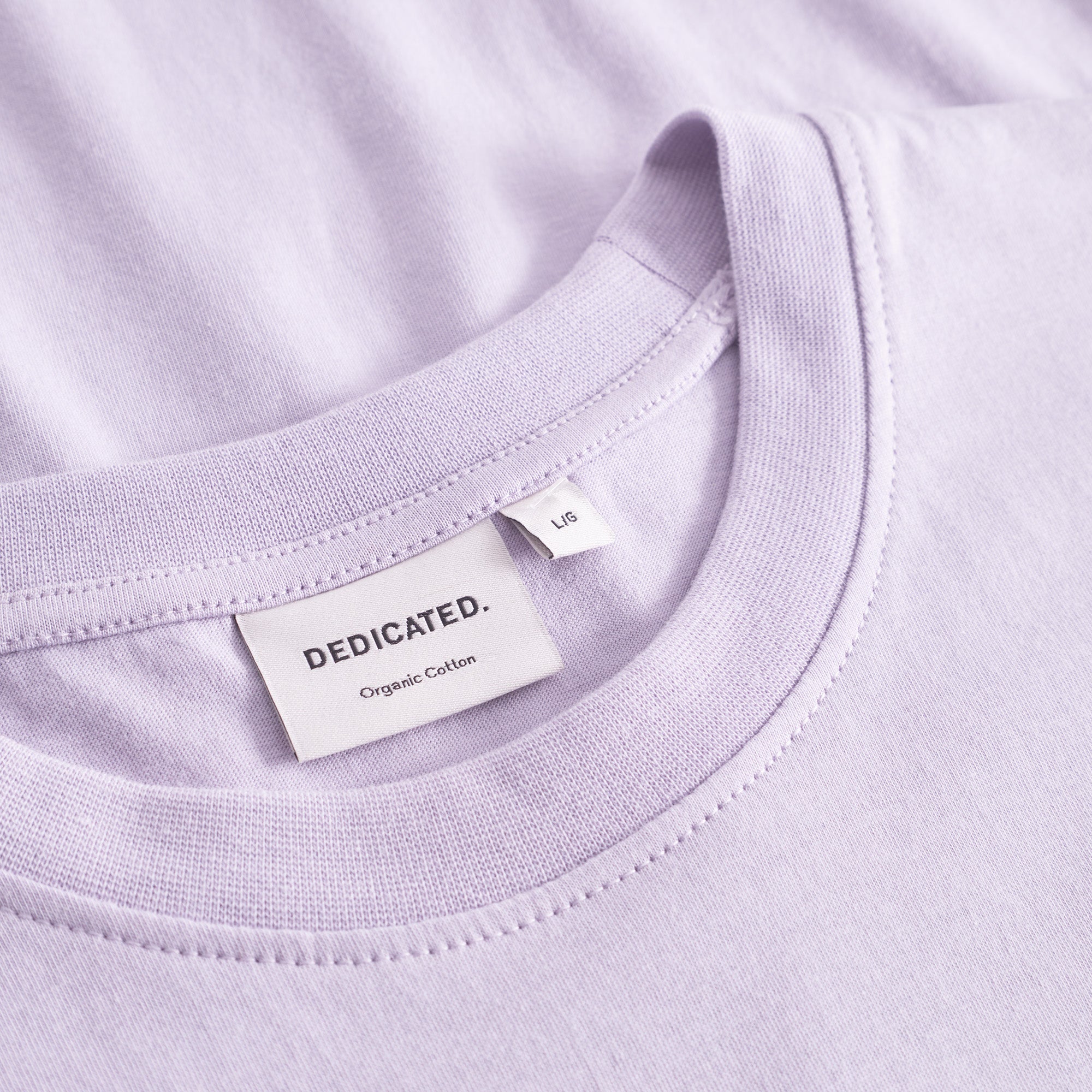T-Shirt Stockholm Base aus 100% Bio Baumwolle in lila