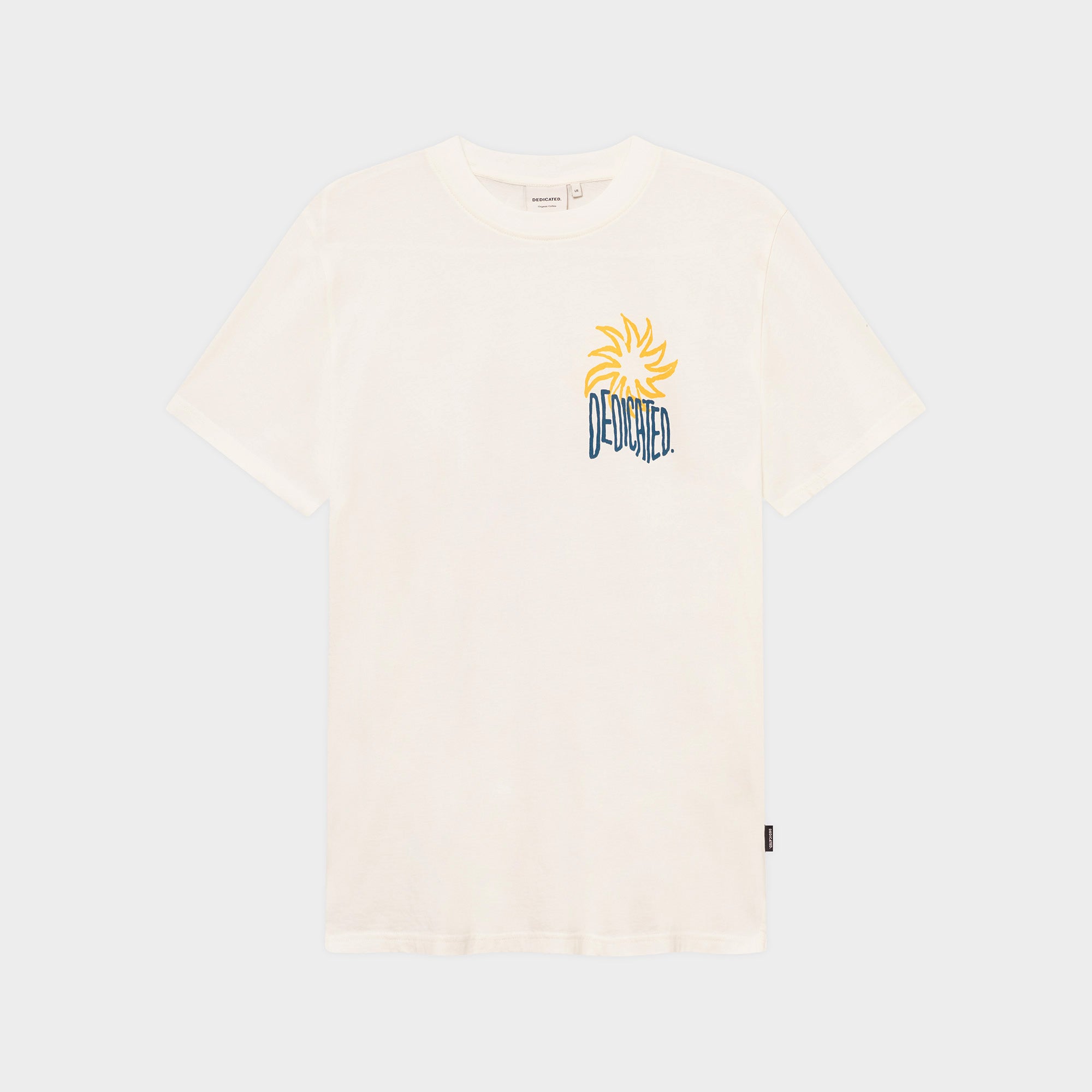 T-Shirt Stockholm Sun and Sea 100% Bio Baumwolle in offwhite