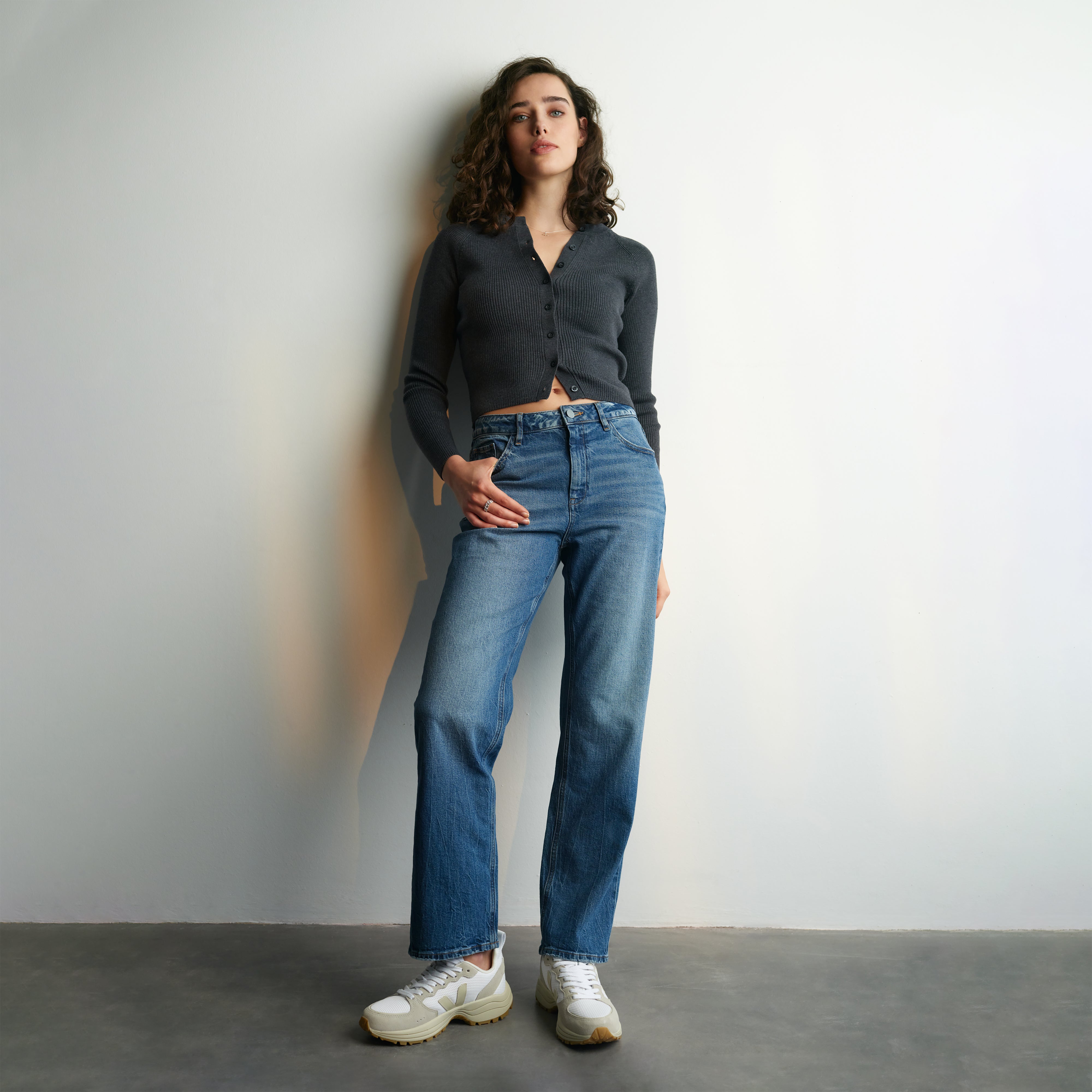 Blaue Jeans MORNING Regular Straight aus Bio-Baumwolle von Dawn Denim