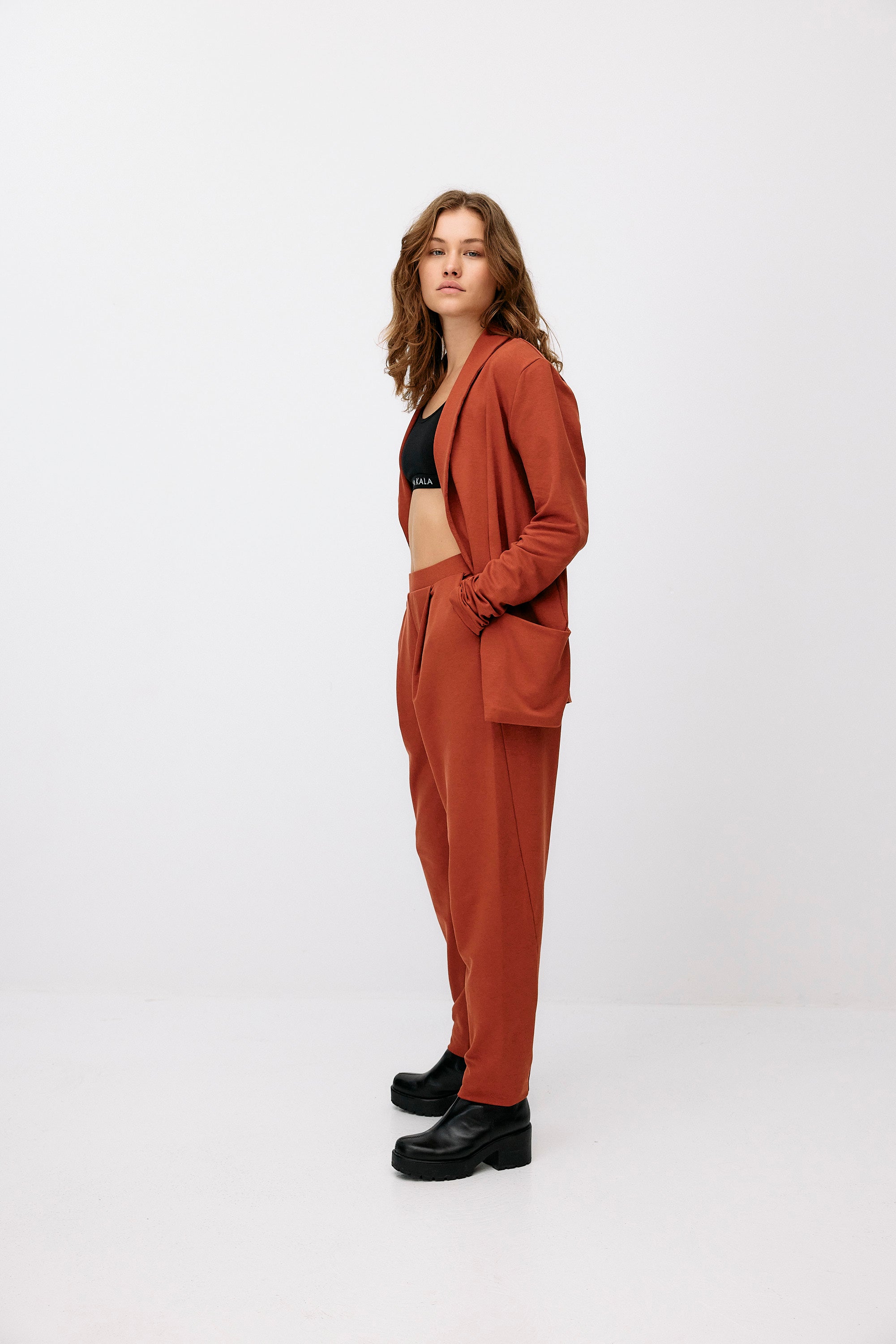 Formal Blazer - red camel von Moya Kala