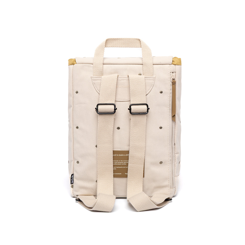 Beiger Rucksack Scout Mini aus recycelten PET-Flaschen von Lefrik