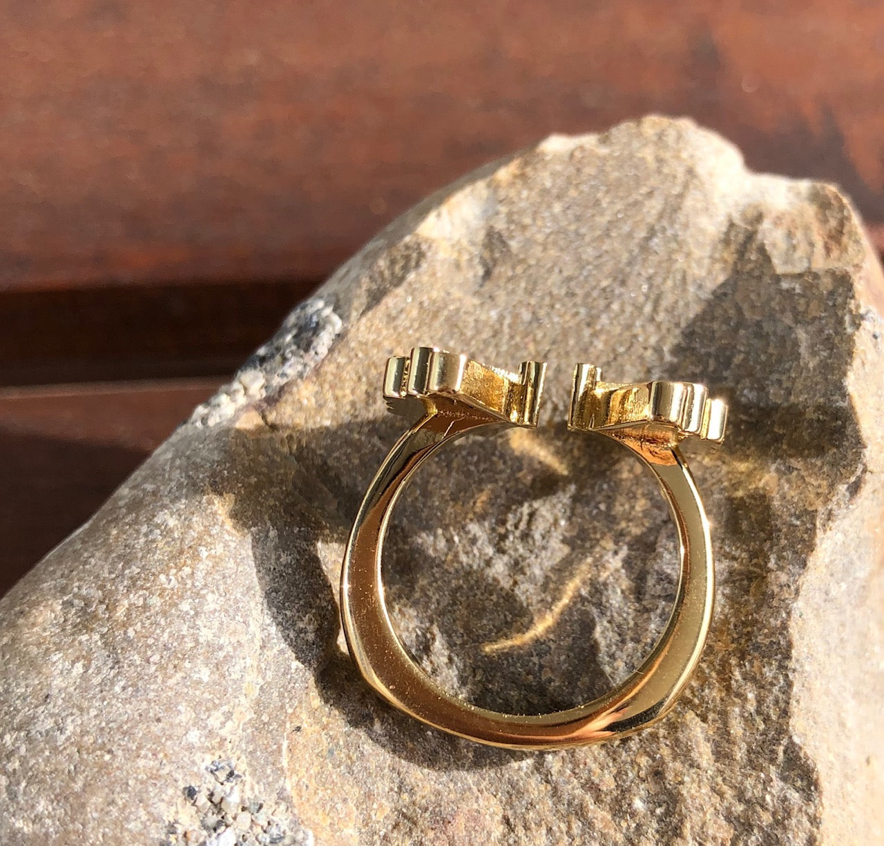 Offener Ring SANTIAGO Shell aus Silbervon V Design Lab