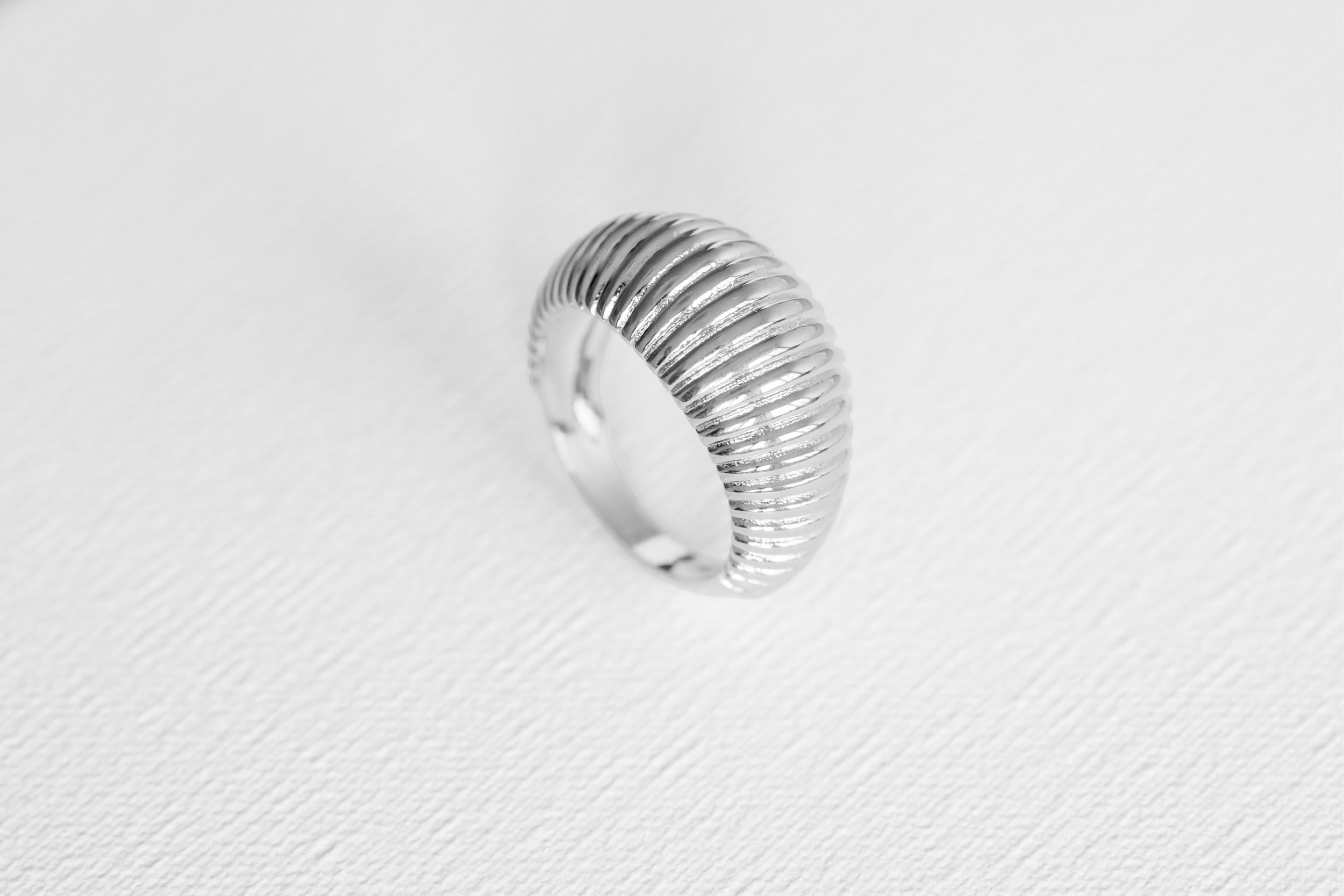 SAVOY Dome ring made of silver by V Design Lab