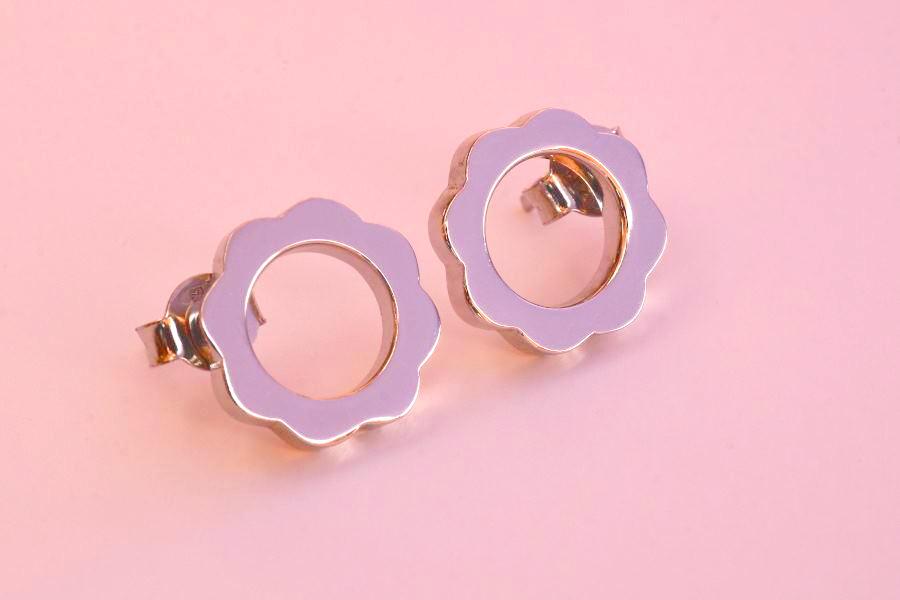 Boucles d'oreilles clous FLOWER POWER