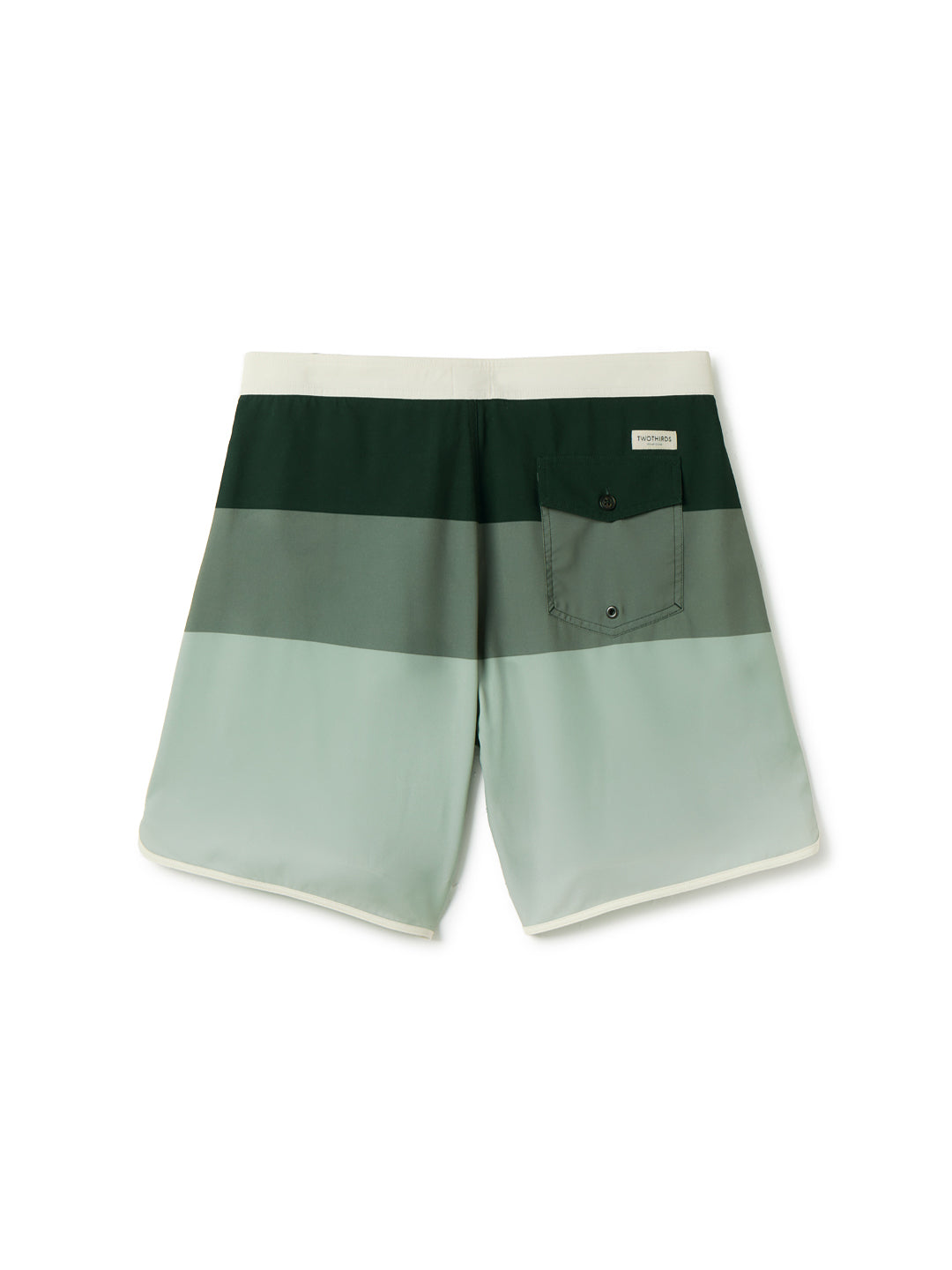 OUEN striped swim shorts made of recycled polyester by TWOTHIRDS