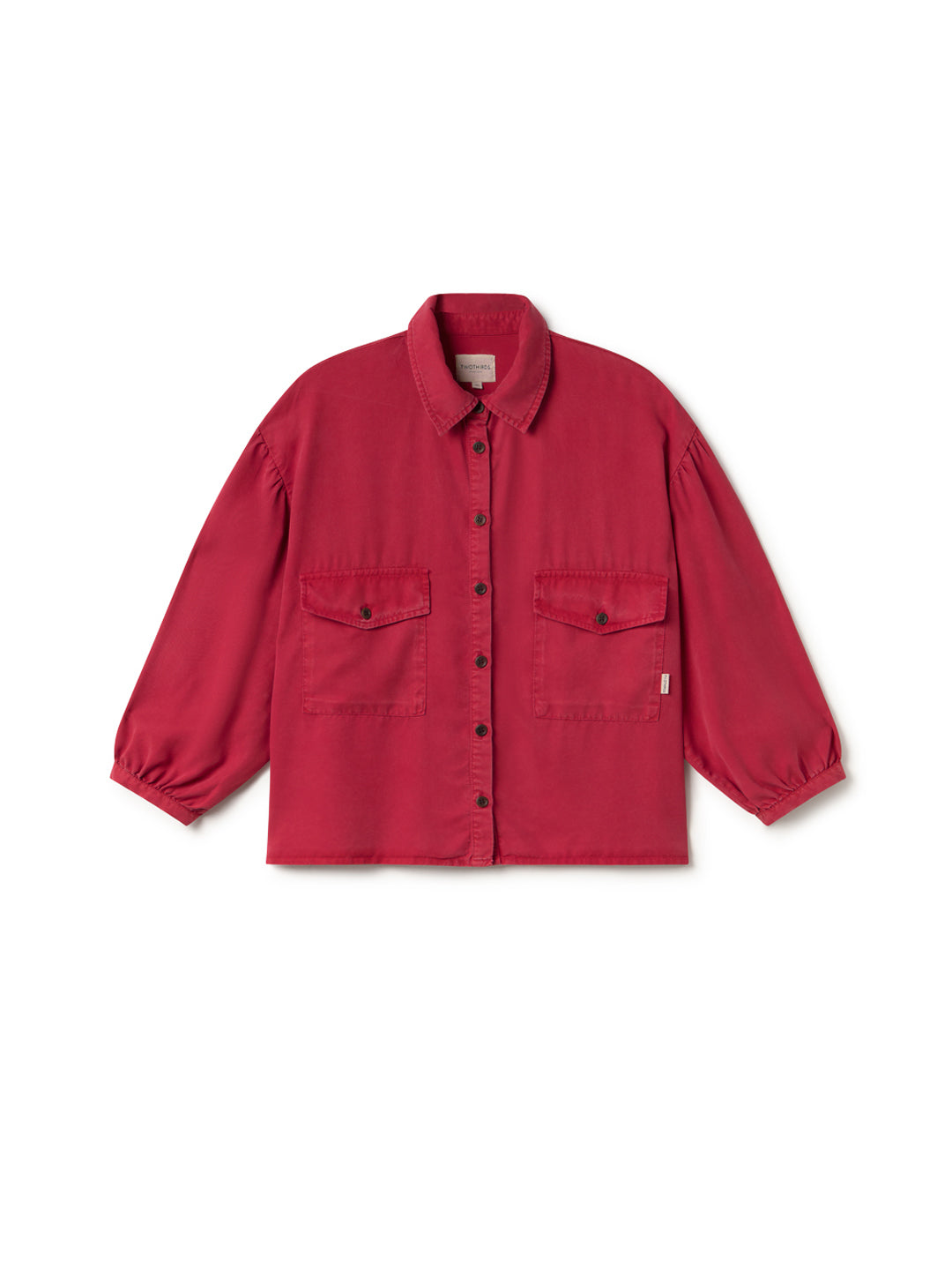 Bluse Hamushin in washed fuchsia aus Tencel™ von TWOTHIRDS