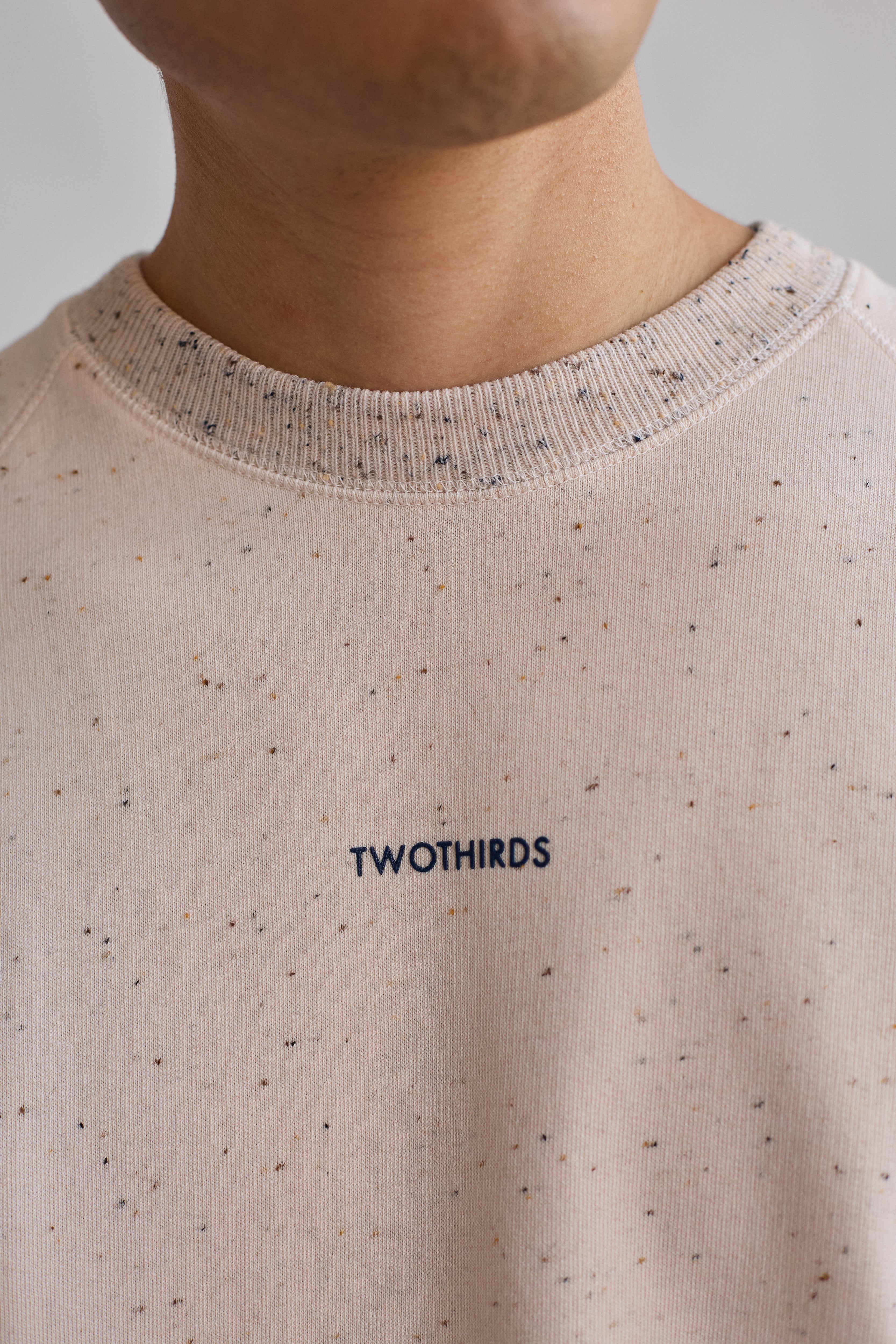 Sweater ANNETTE in soft pink made of organic cotton by TWOTHIRDS