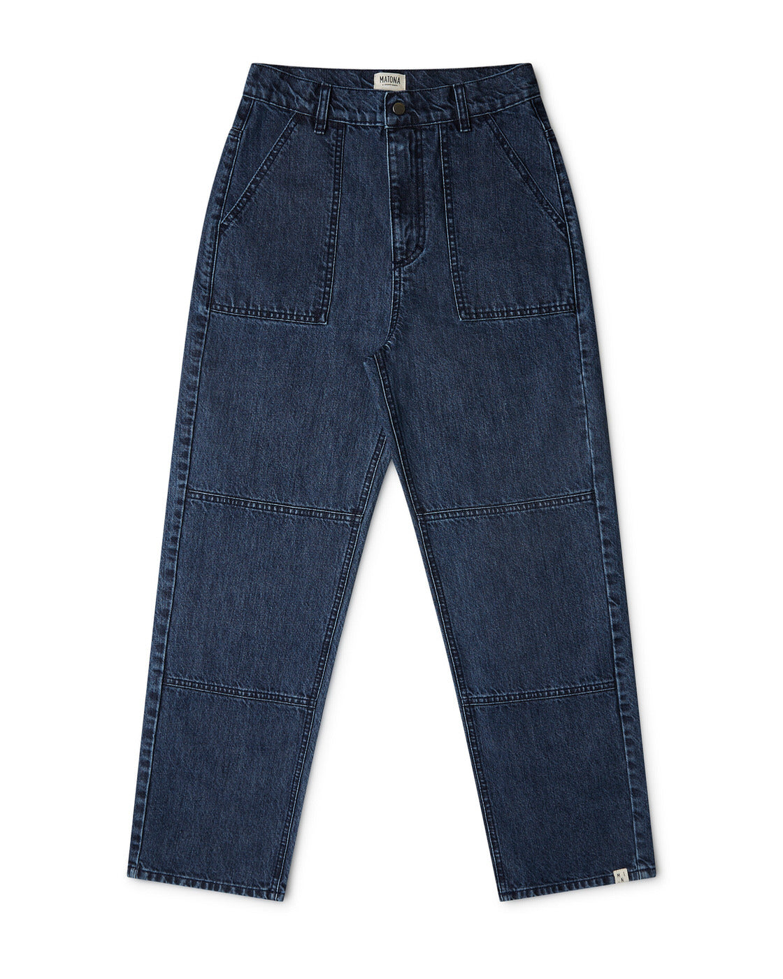 Denim jeans bleu en coton biologique par Matona