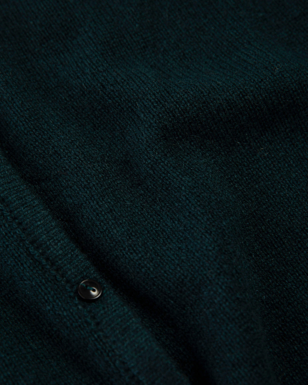 Dunkelgrüner Cardigan aus 100% Kashmir von Matona