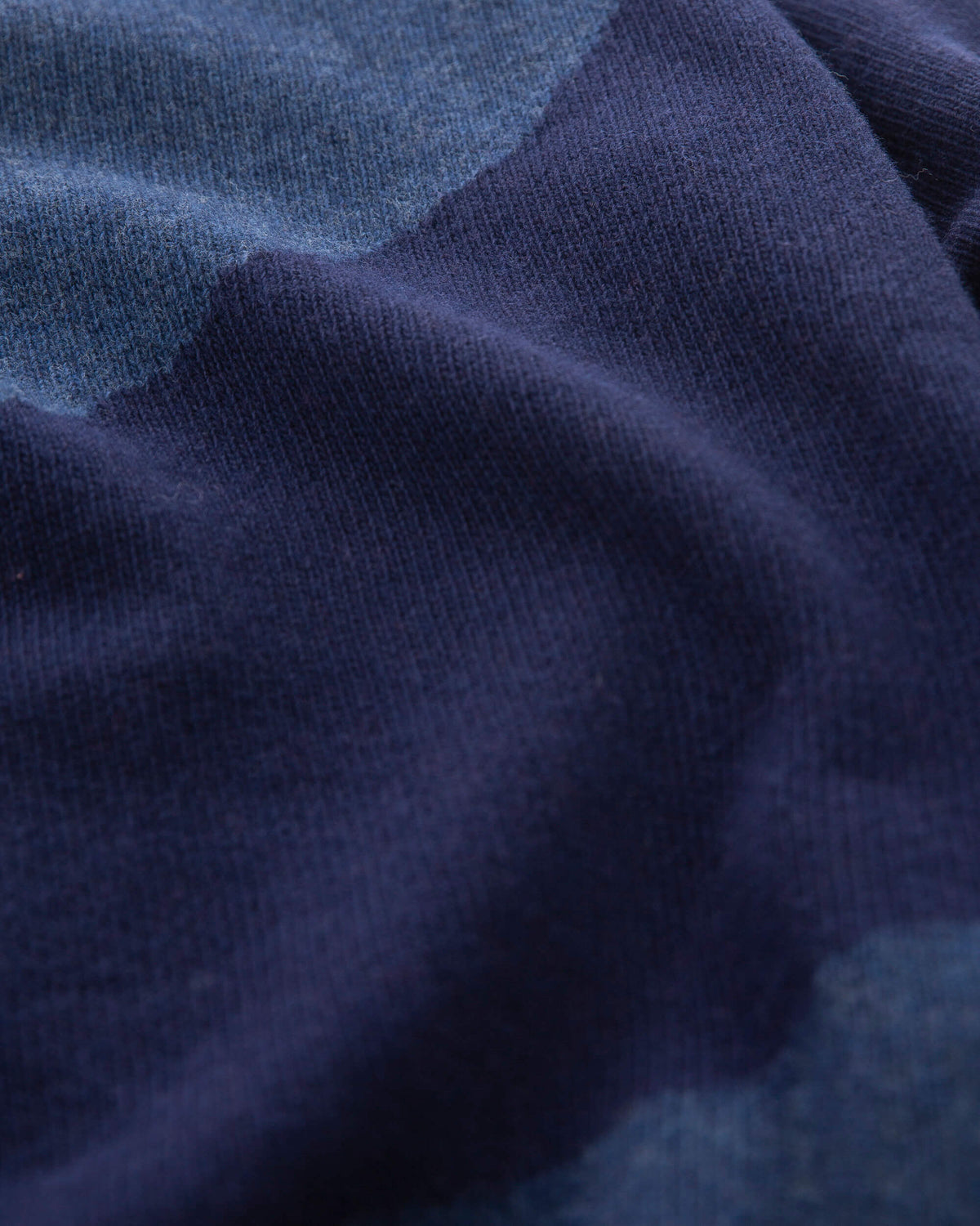 Blauer Sweater Raglan aus Bio-Wolle von Matona