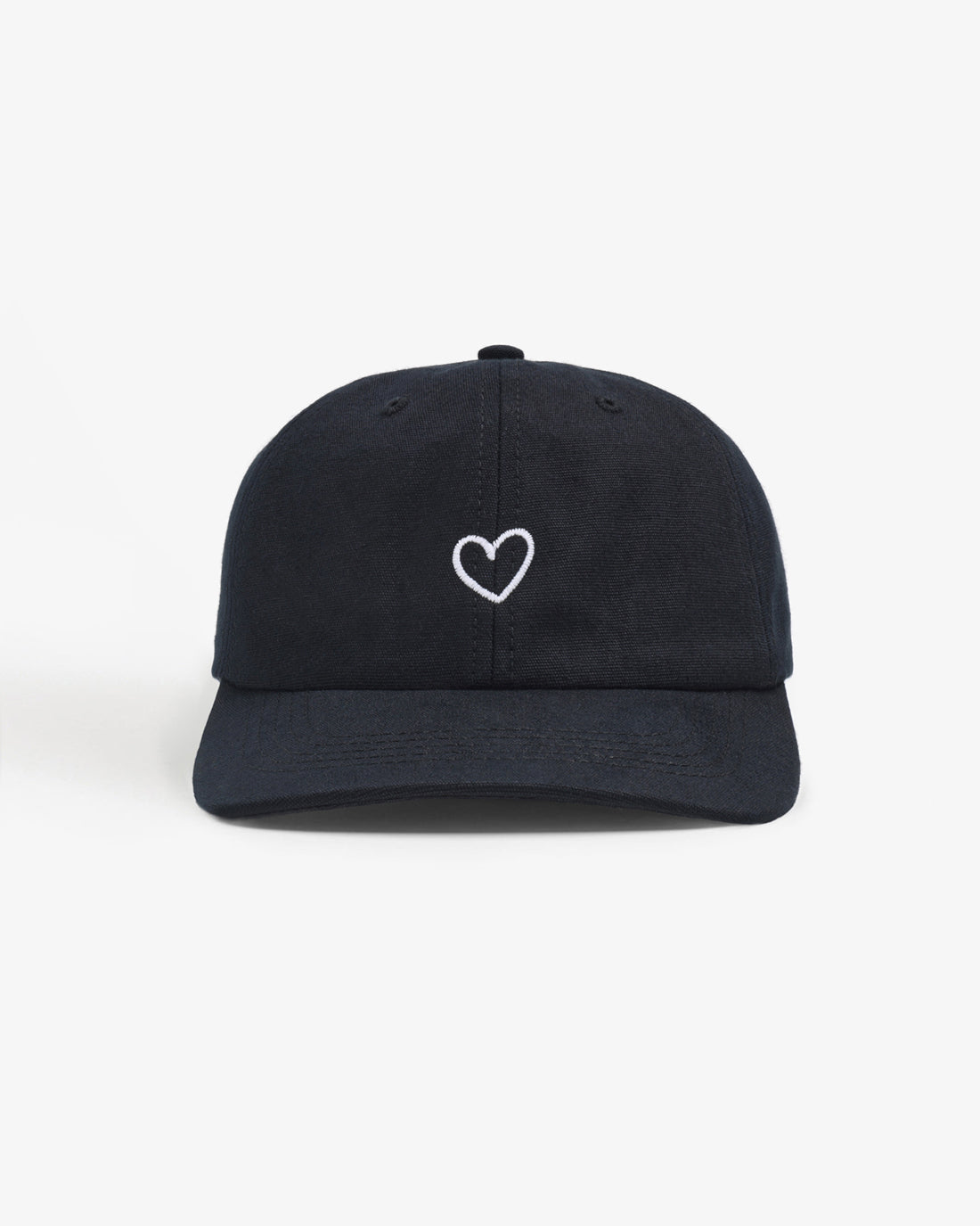 Schwarzes Cap Affection aus 100% Bio-Baumwolle von Rotholz