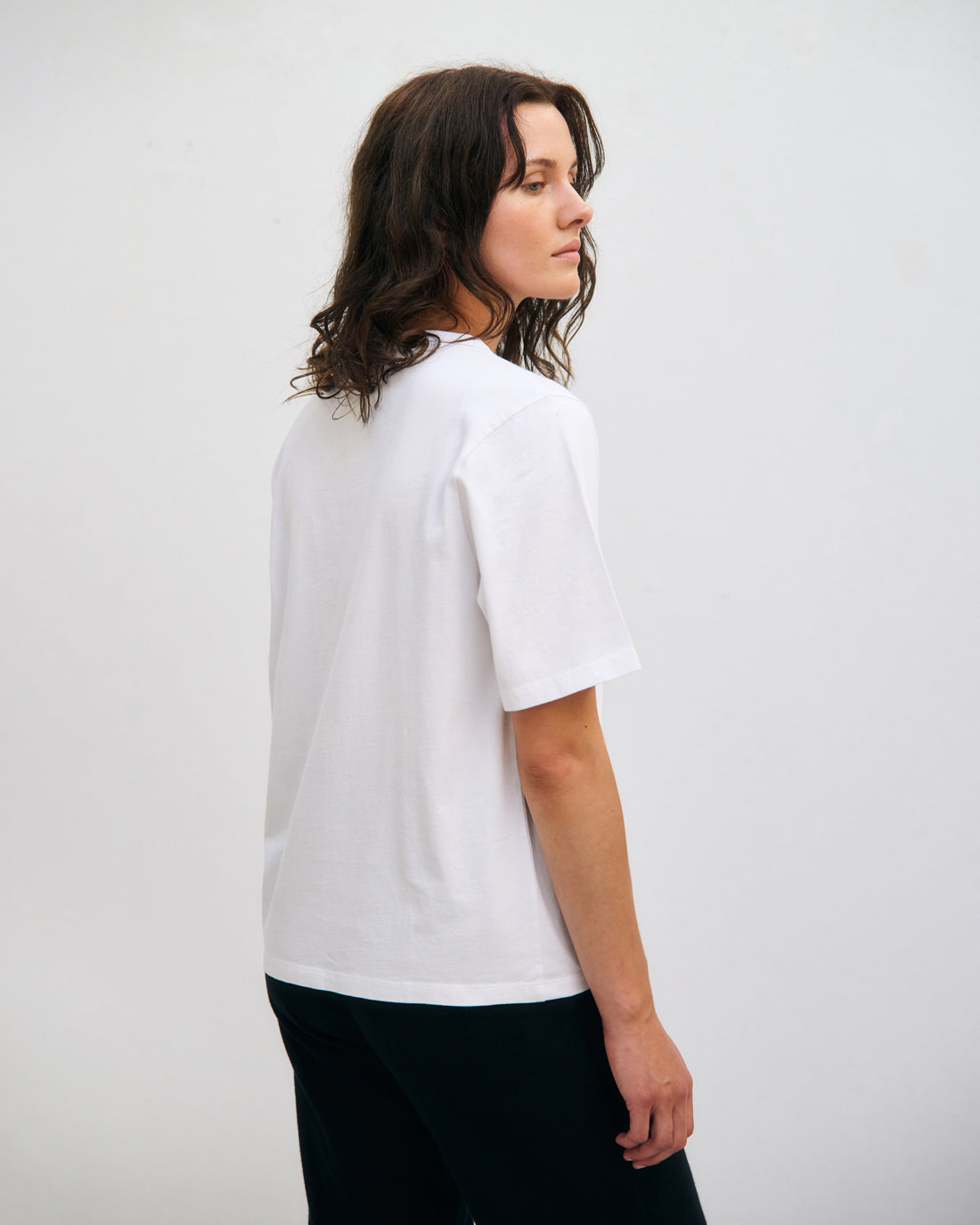 Weisses T-Shirt Affection aus 100% Bio-Baumwolle von Rotholz