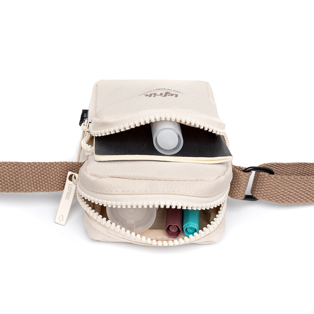 Beige Amsterdam Vandra shoulder bag made from recycled PET from Lefrik