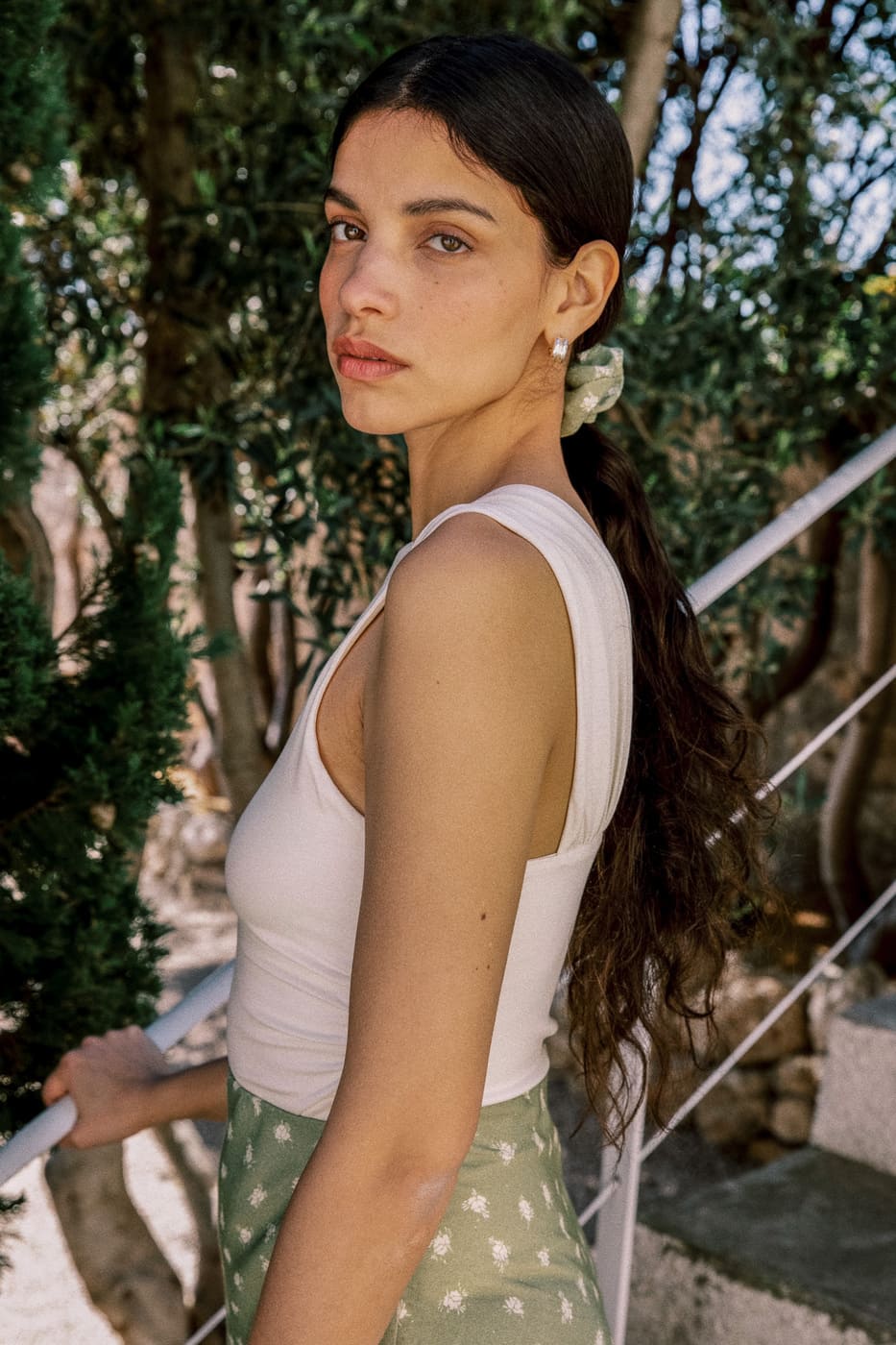 White Tencel Bodysuit Nolana by Avani