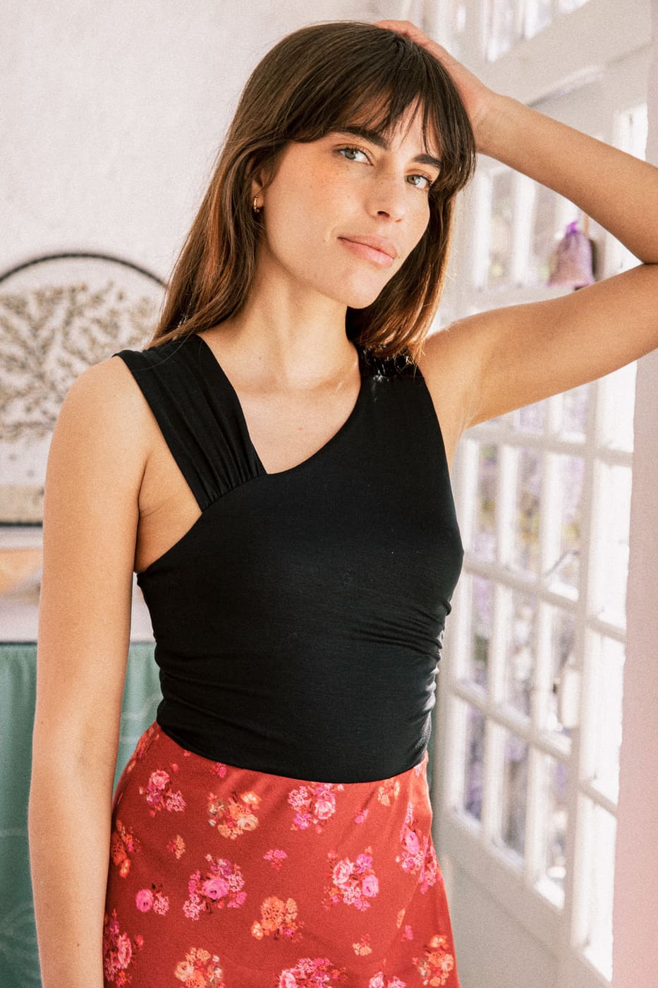 Schwarzer Body Nolana aus Tencel von Avani