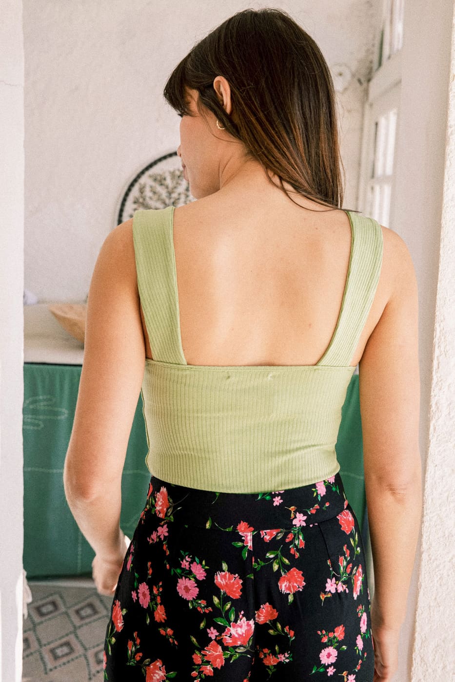 Green Alysse Modal Bodysuit by Avani
