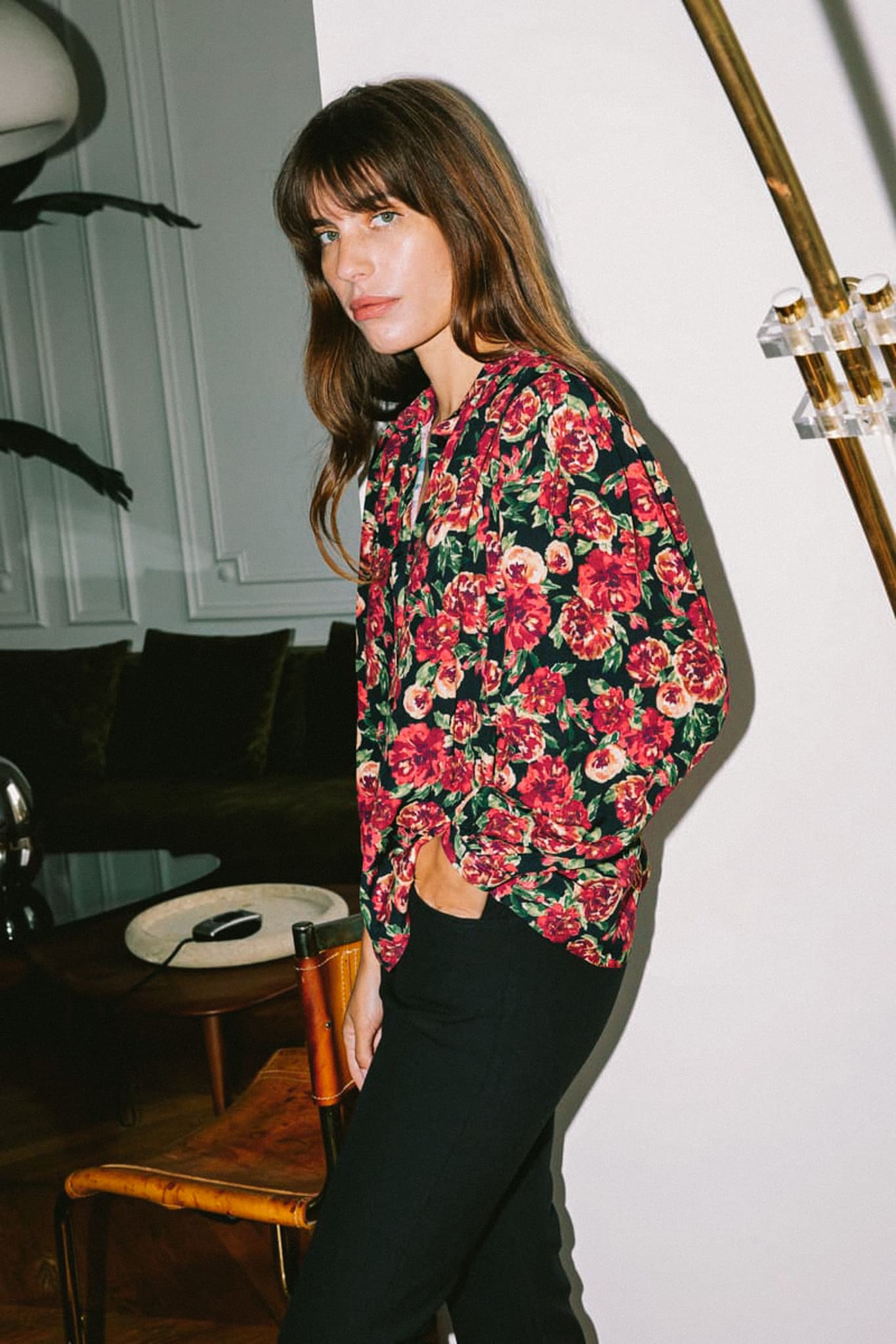 Bunte Bluse Hortensia aus Viskose von Avani